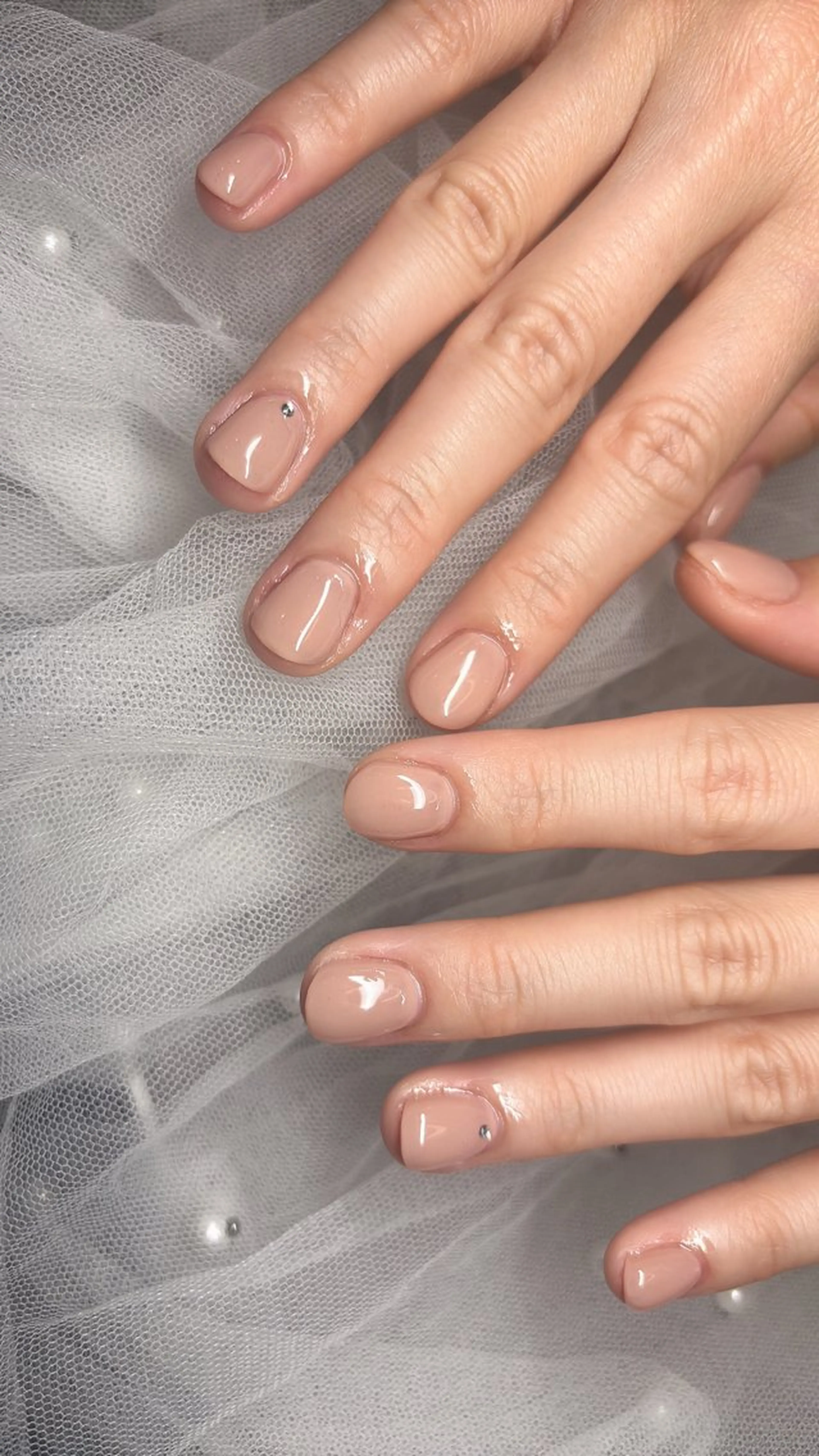 ネイル ワンカラーネイル ショートネイル ハンドネイル happiness nailのネイルデザイン
