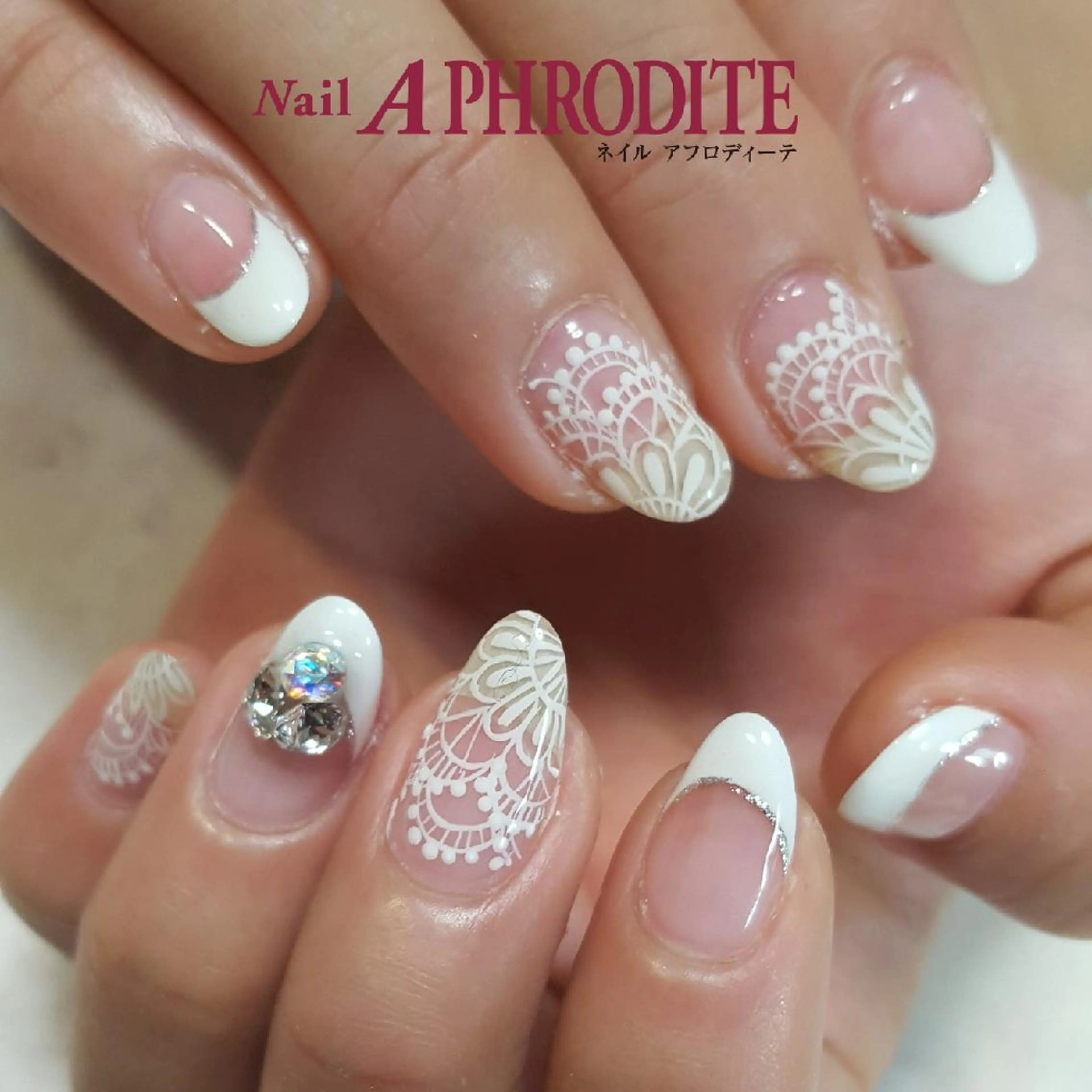 ネイル ブライダルネイル Nail  Aphroditeのネイルデザイン