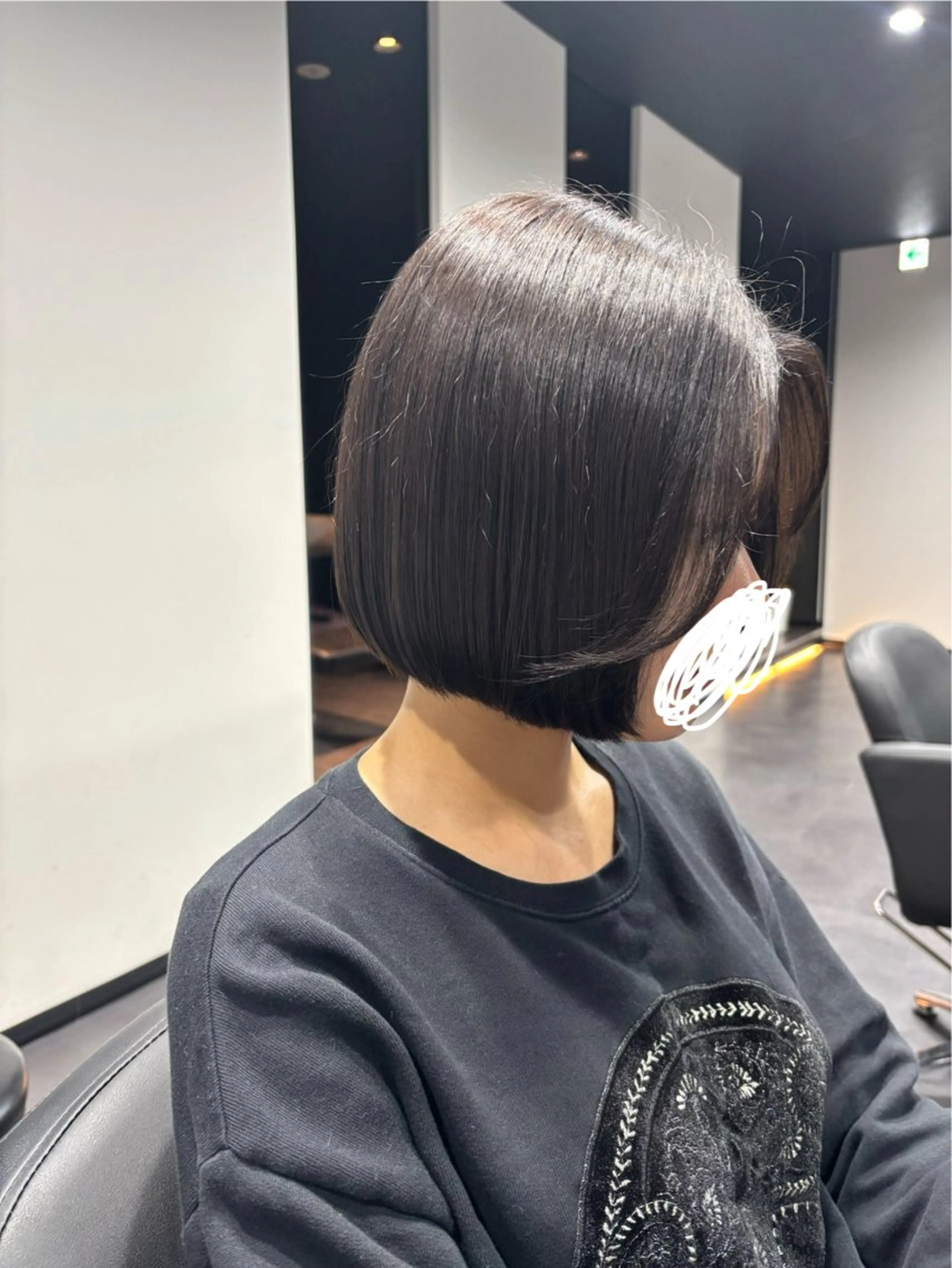 ショート ボブ 福島 菜摘のヘアスタイル