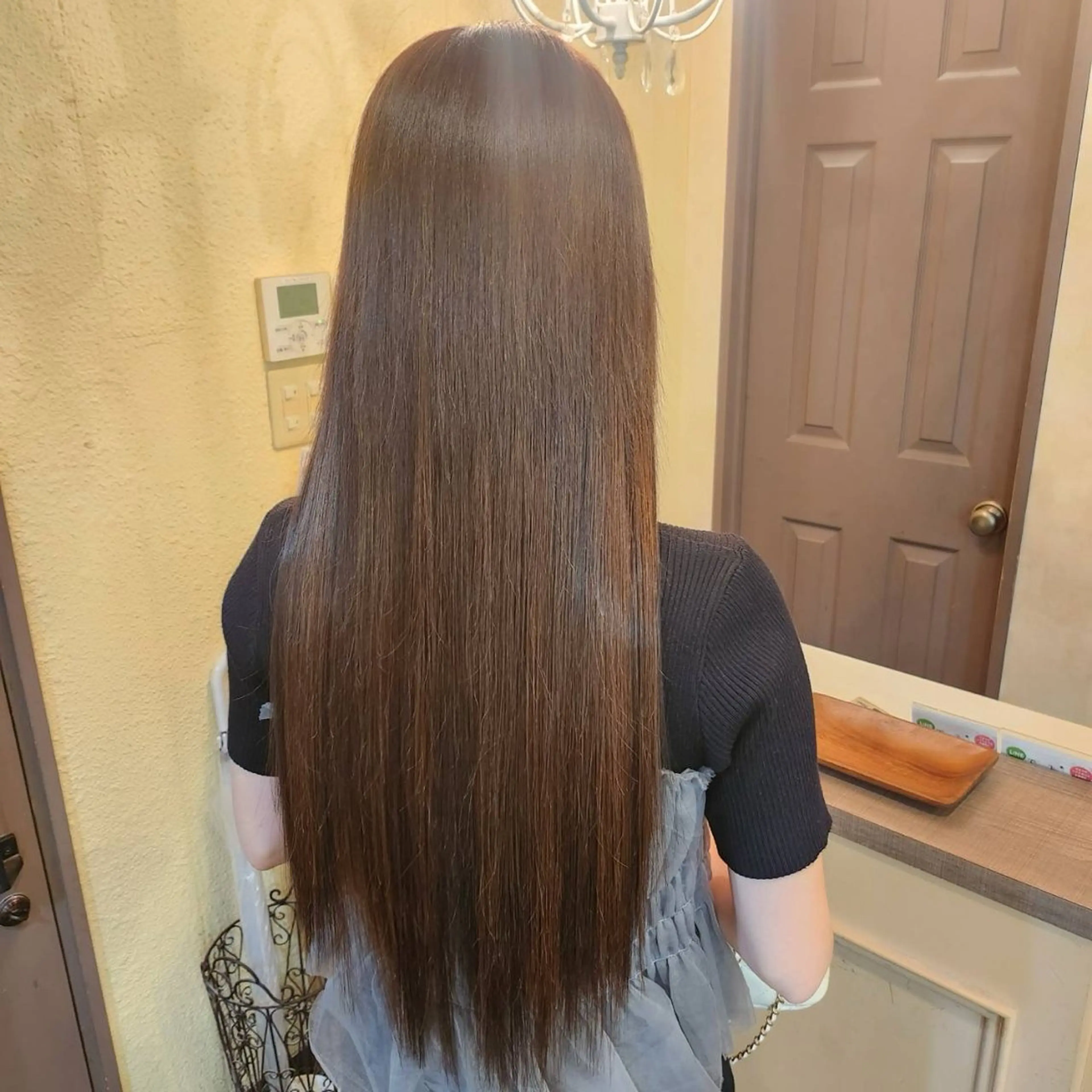 ロング ヘアアレンジ シールエクステ エクステ ロング カット エクステ MagicMush ✴︎シールエクステのヘアスタイル