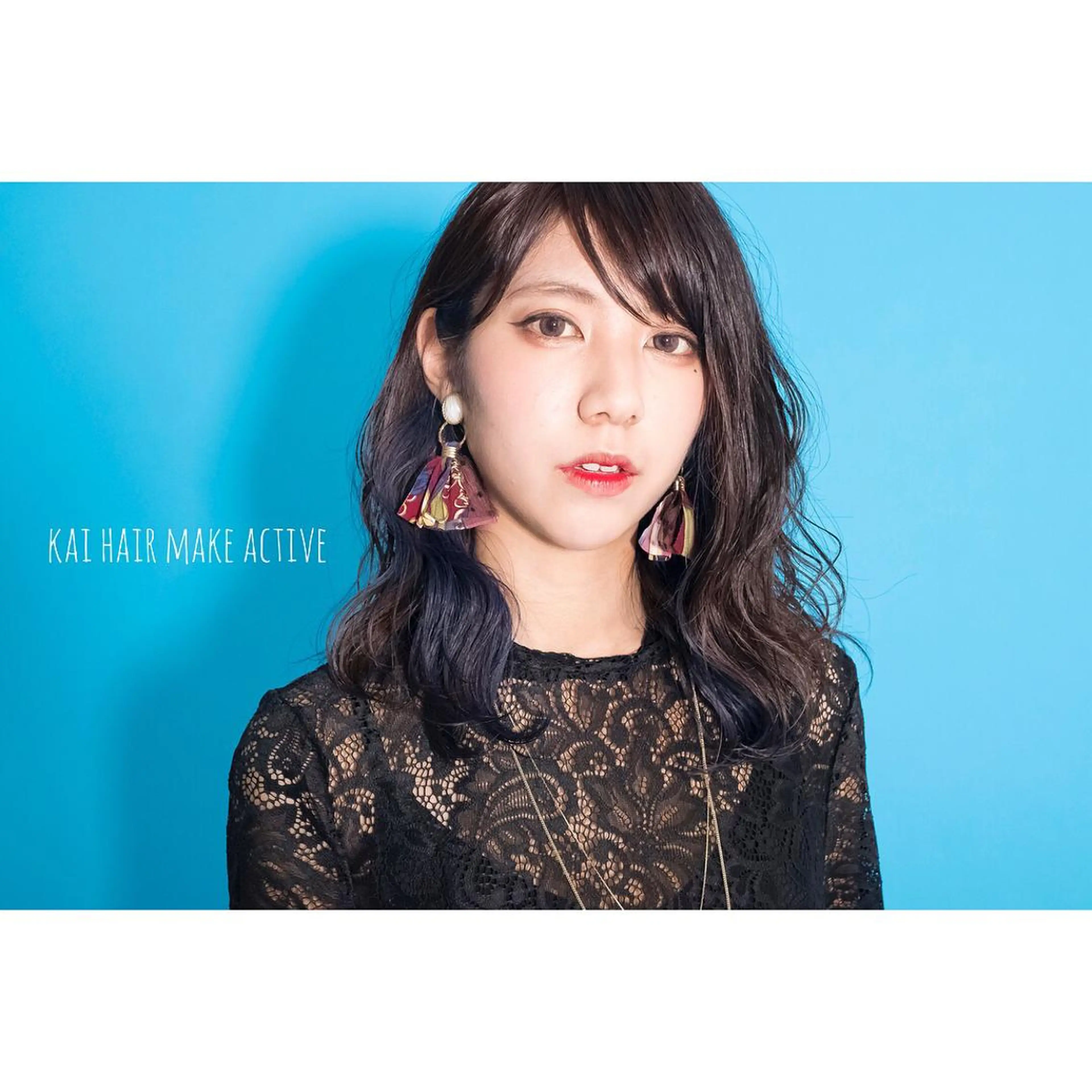 ミディアム カラー ヘアアレンジ ベージュカラー インナーカラー ネイビーカラー カット ヘアカラー トリートメント 坂東 秀幸のヘアスタイル