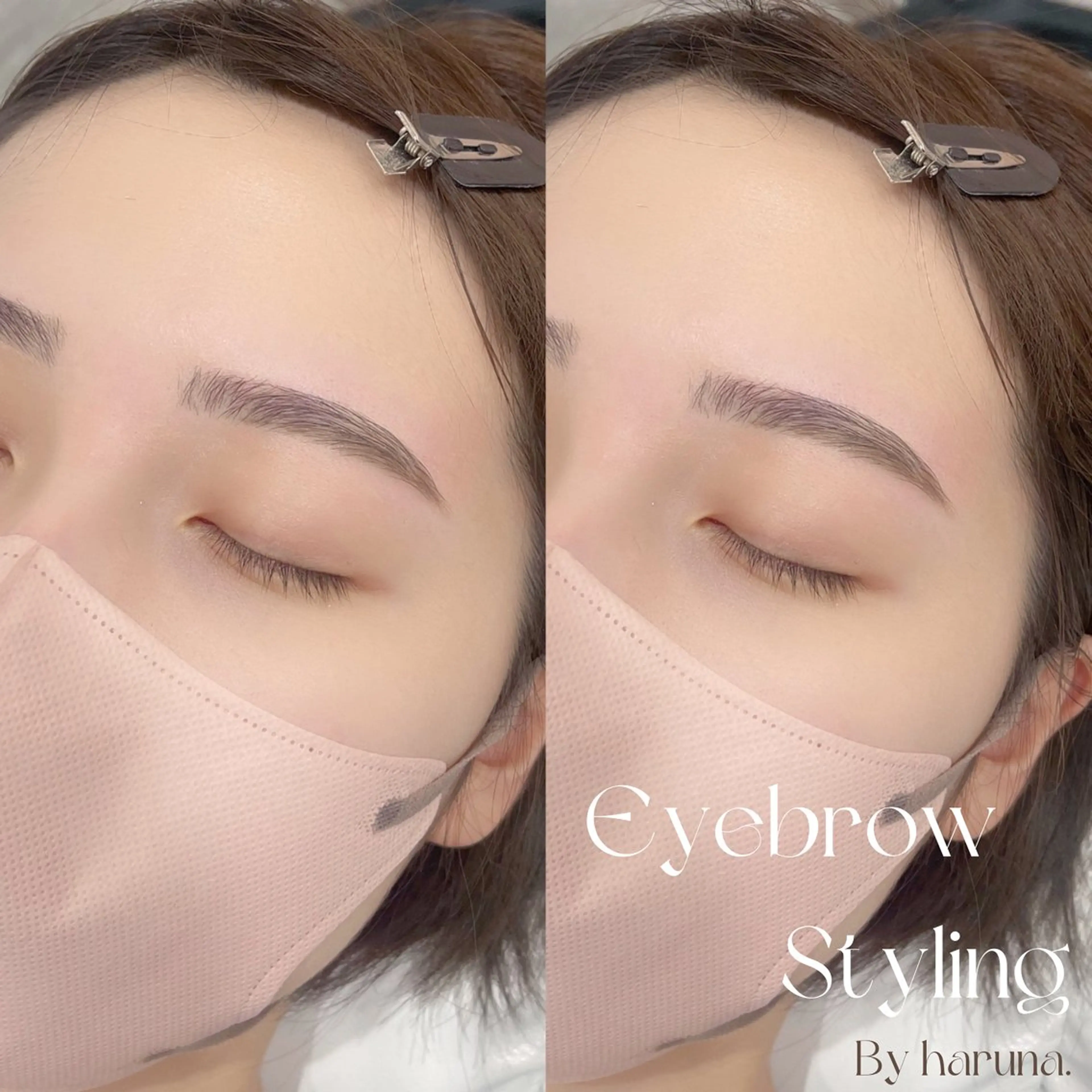 ✦アイブロウwax(間引き○)+選べる1パーツwax(額.鼻.頬.口周り)✦の写真