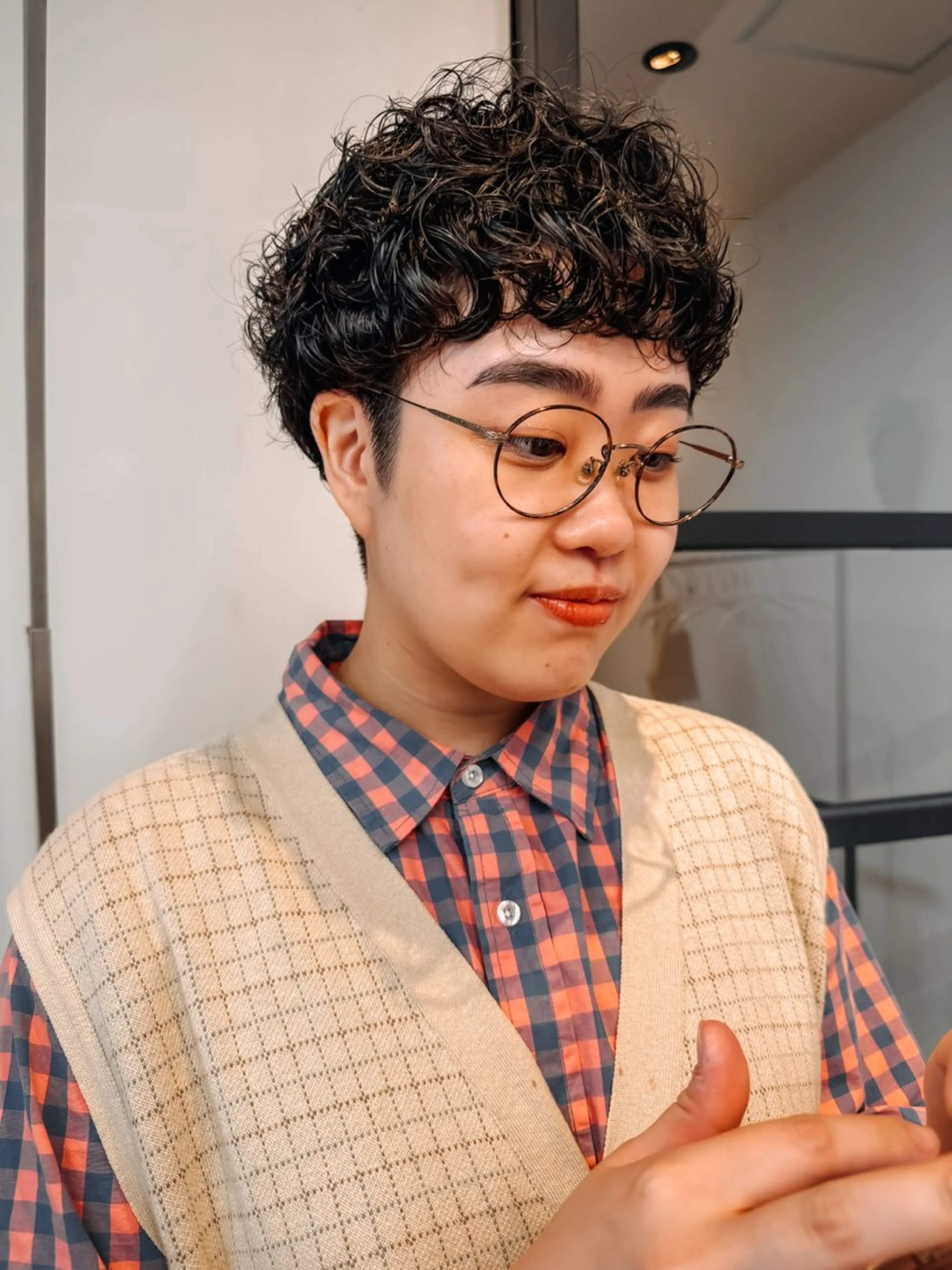 ショート パーマ ショートヘア カット パーマ トリートメント KEI パーマ/レイヤーのヘアスタイル