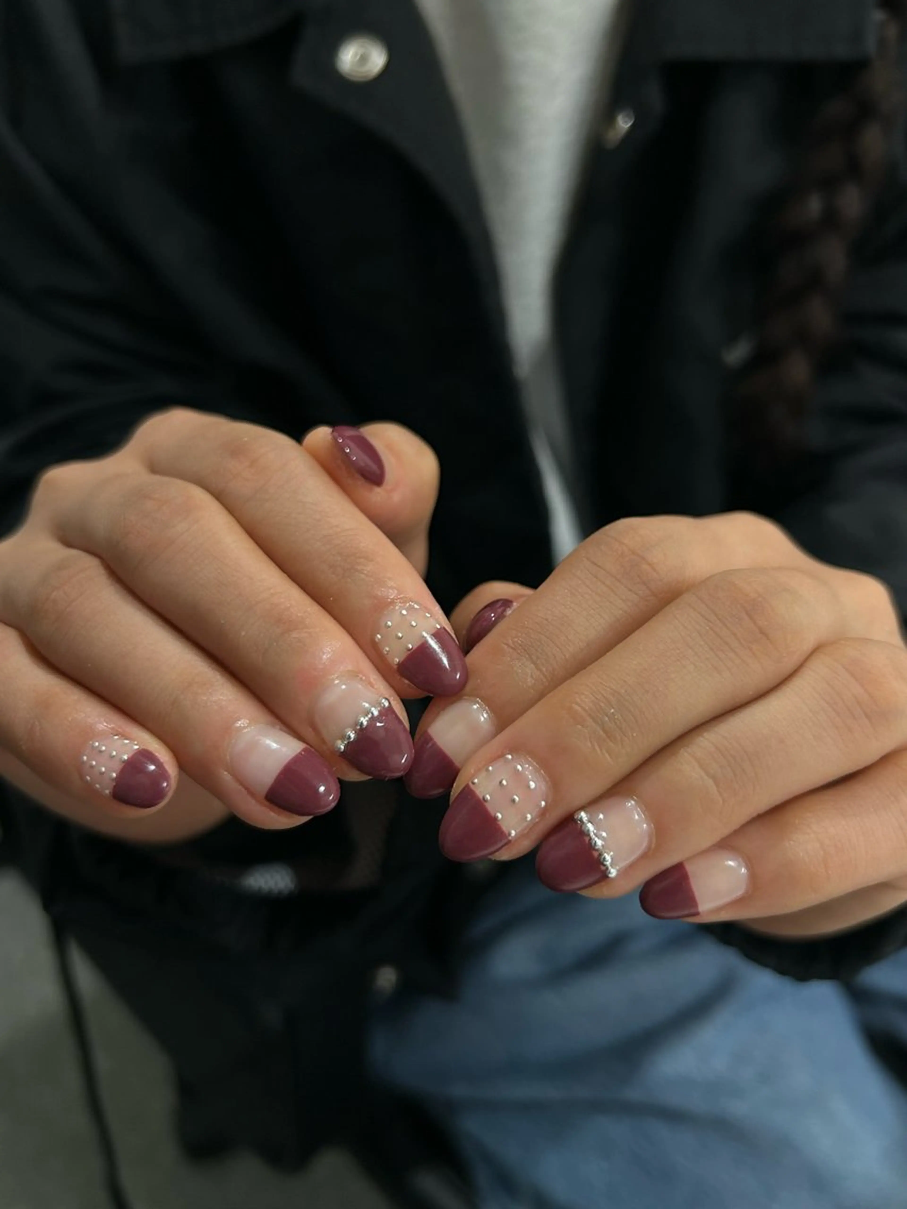 ネイル ニュアンスネイル シンプルネイル sakae yurinaのネイルデザイン