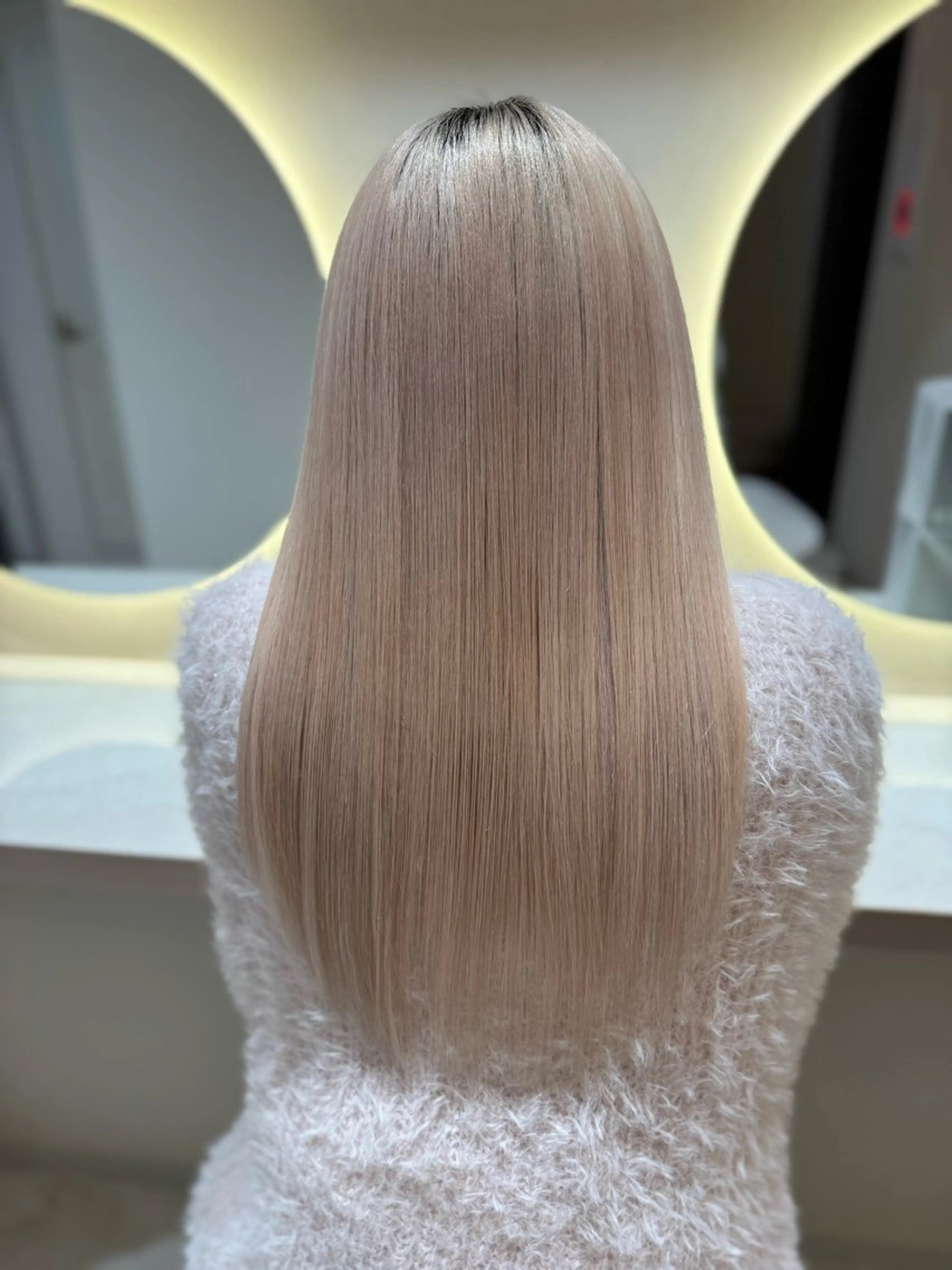 ロング 髪質改善/縮毛矯正/ ブリーチaddictのヘアスタイル