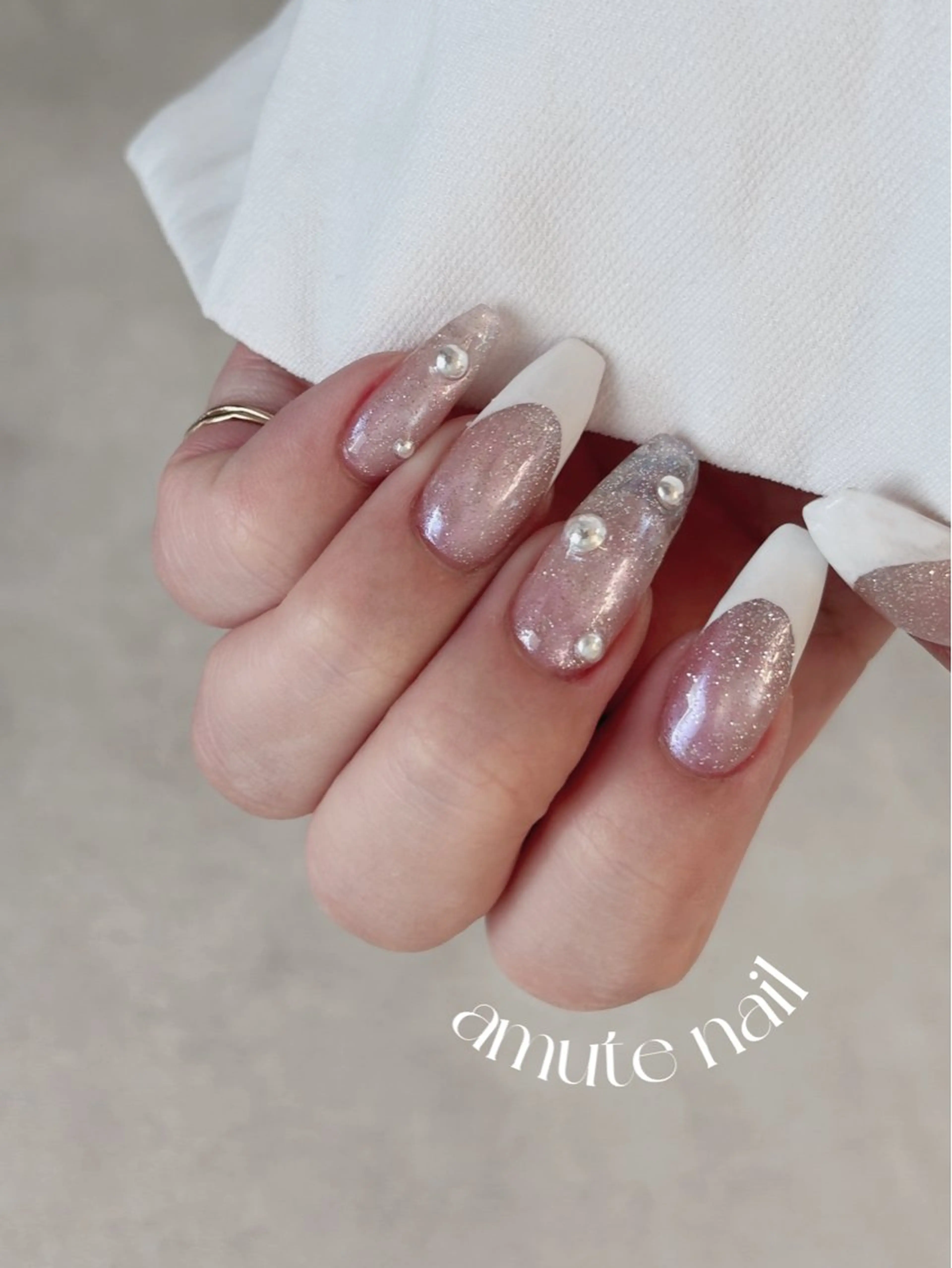 ネイル ハンドネイル Amute nailのネイルデザイン