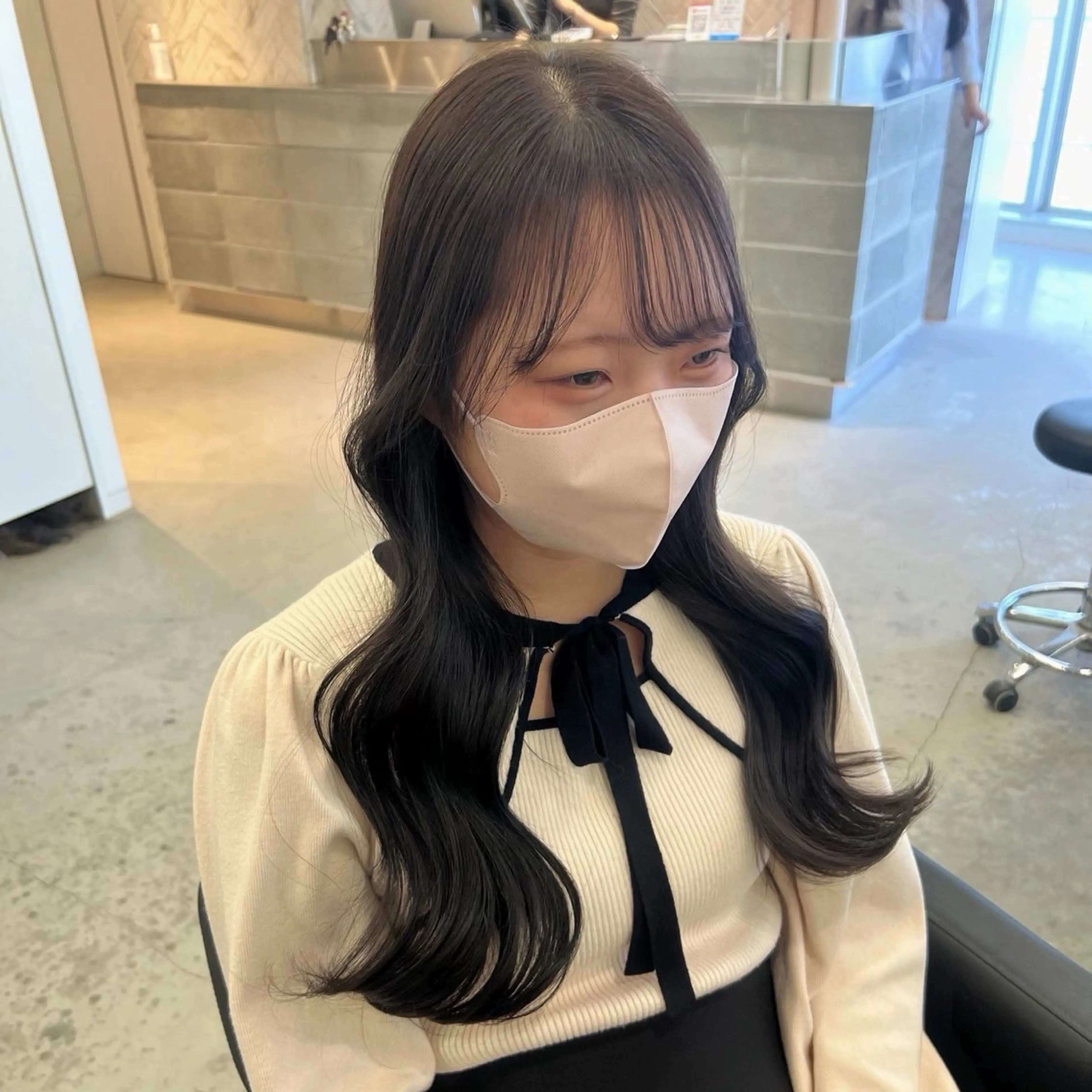 カラー カット ヘアカラー トリートメント EIGHT　樹梨 ／韓国ヘア🩶のヘアスタイル