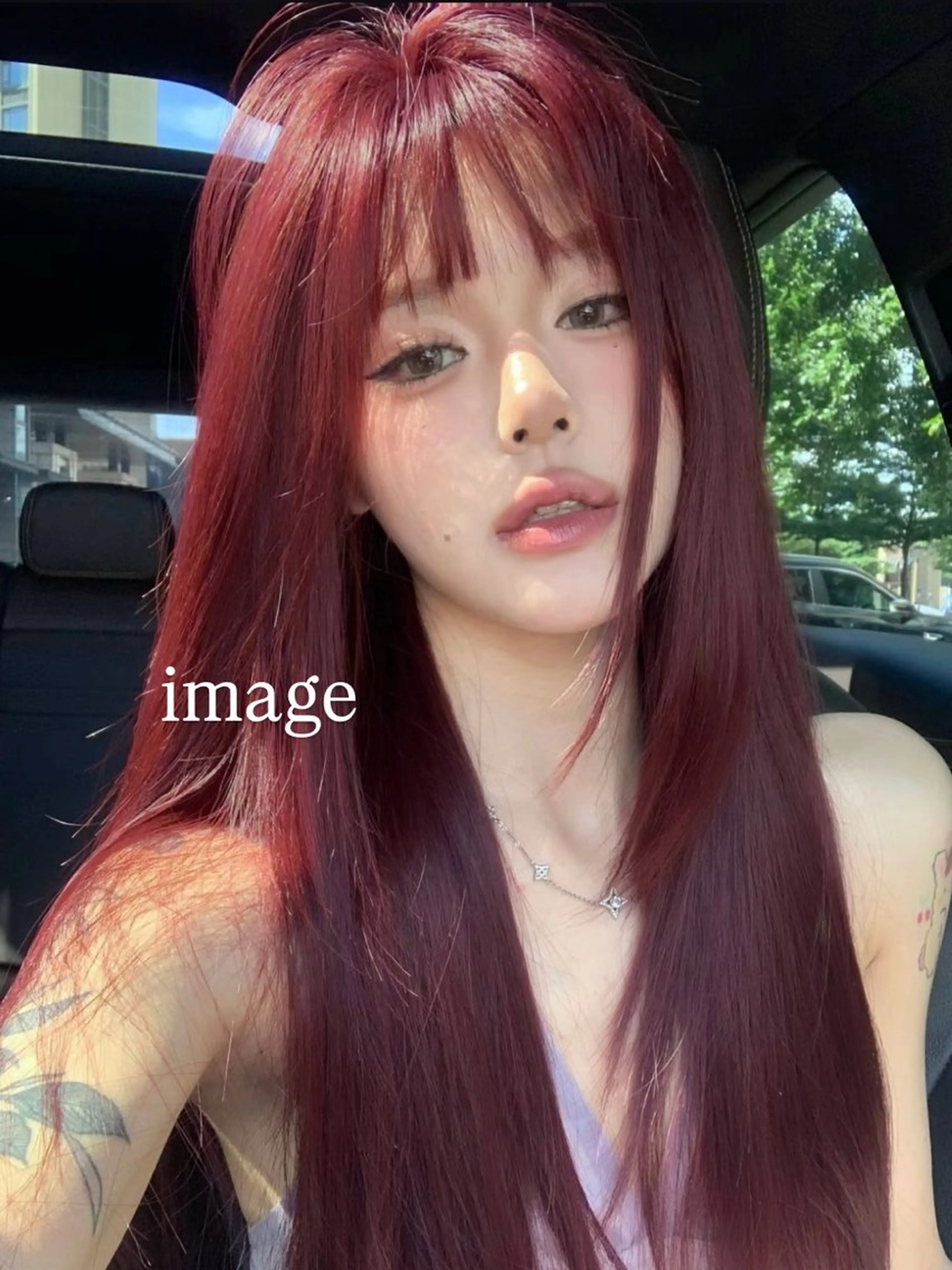 ブリーチ無しダブルカラー🪽🤍の写真