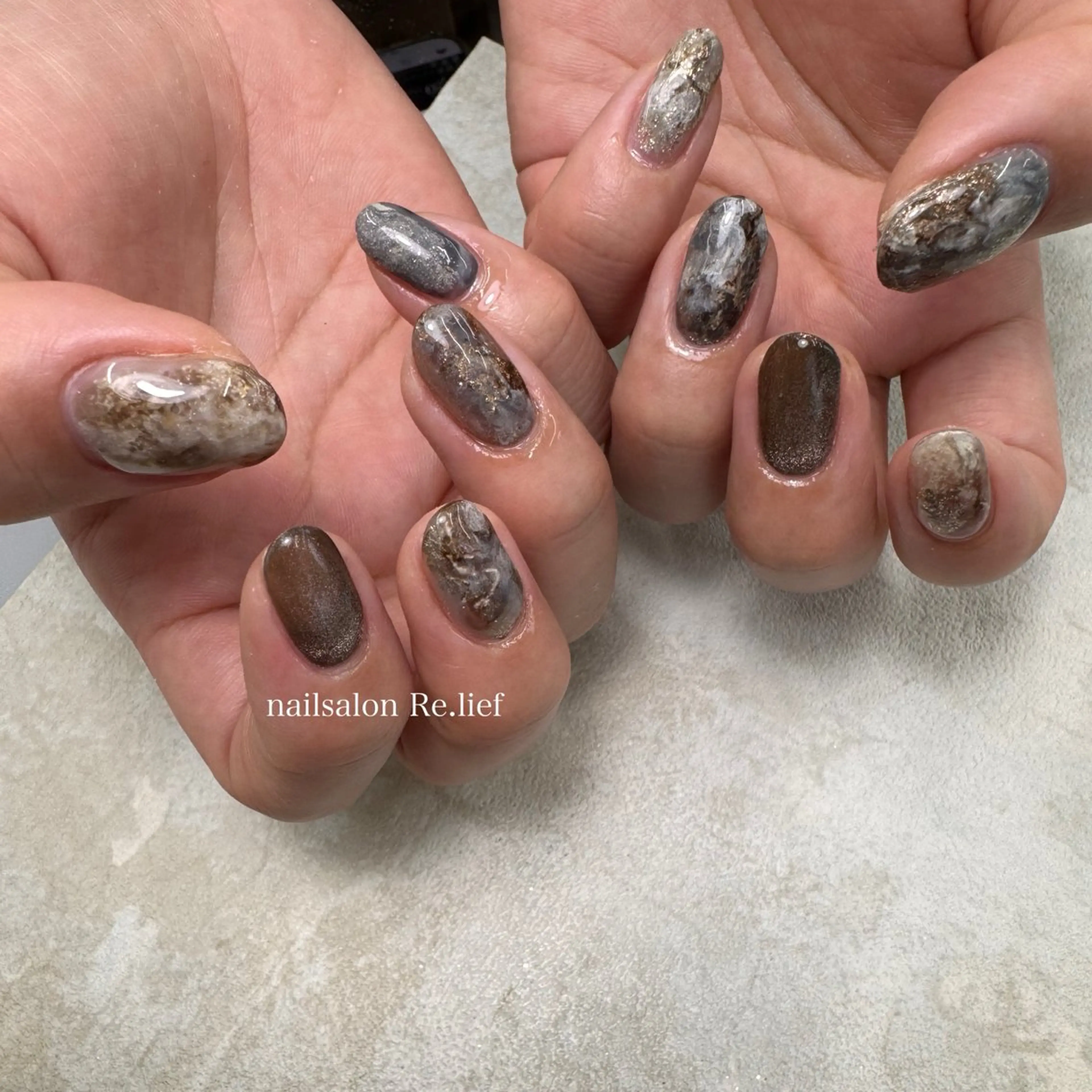 ネイル re.lief nailのネイルデザイン