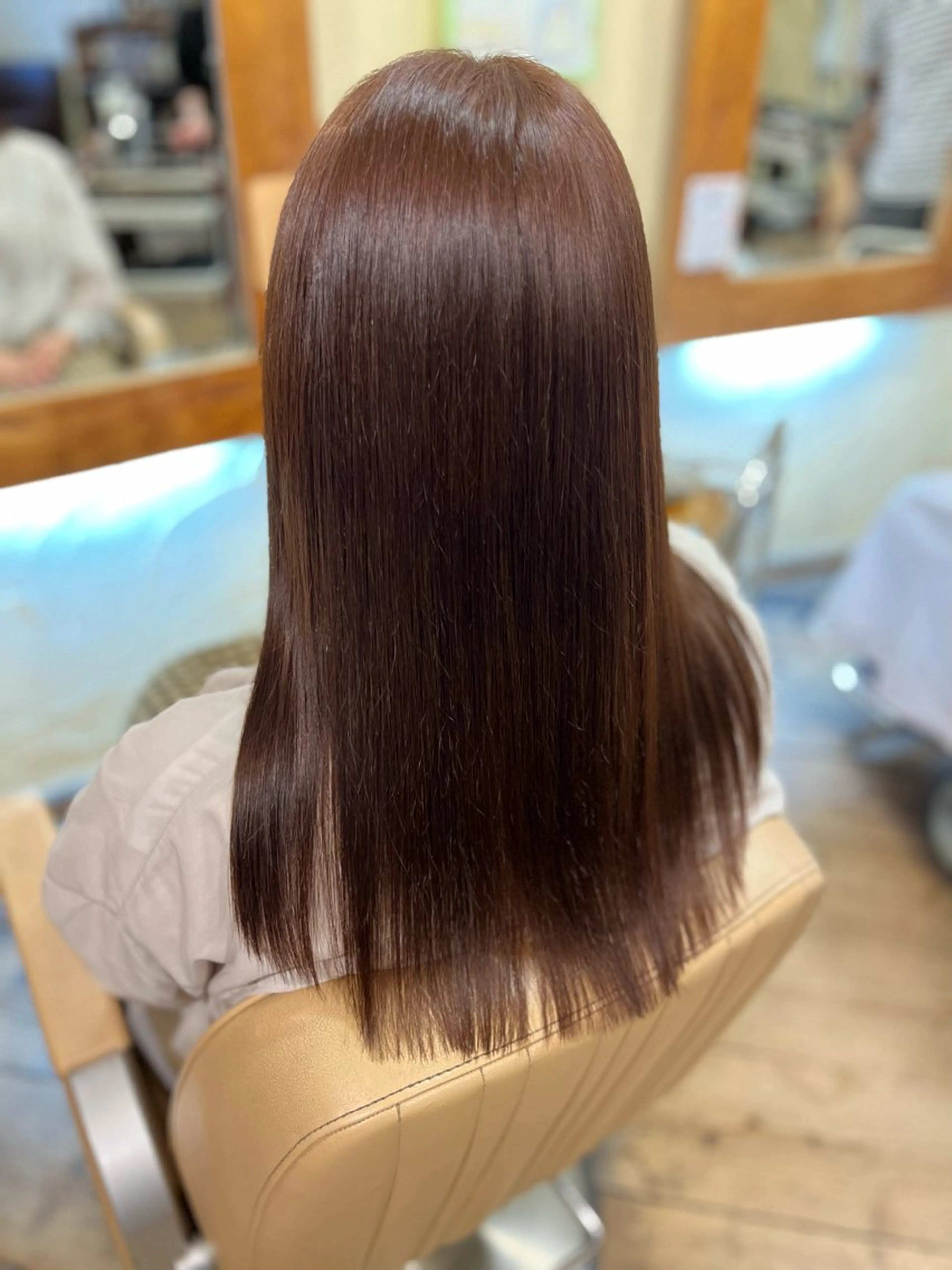 セミロング 髪質改善 トリートメント カット トリートメント ヘアセット 柘植 雅大のヘアスタイル