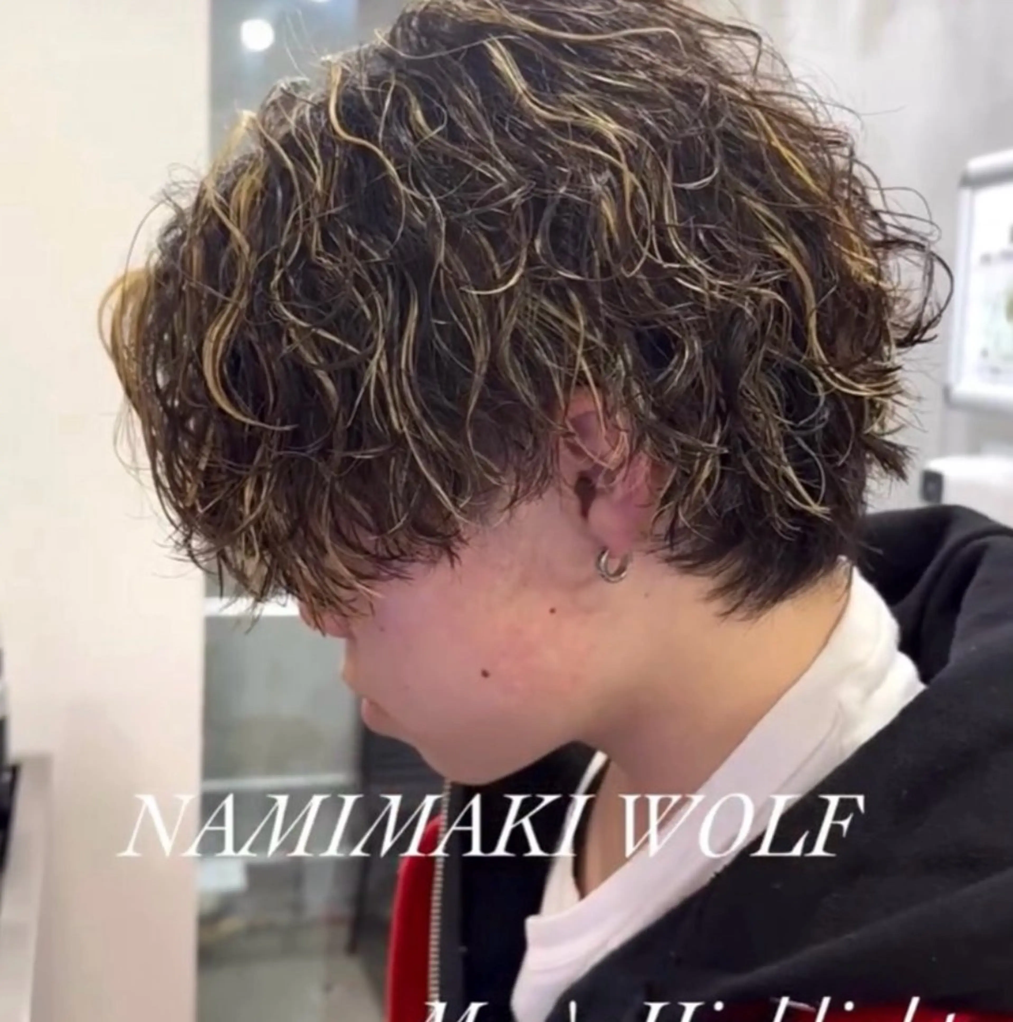 ショート カット パーマ トリートメント ヘアセット 蛯原 興輝のヘアスタイル