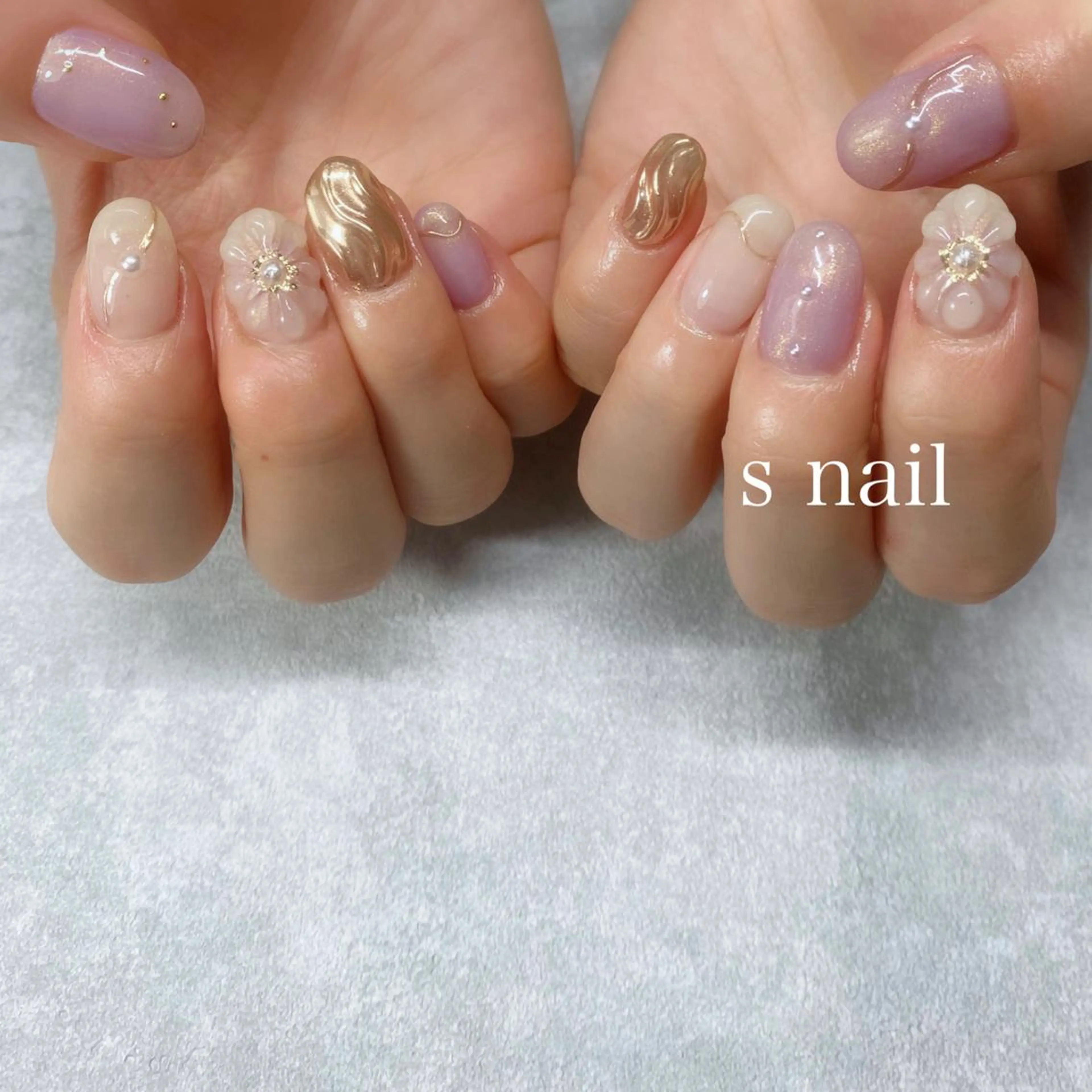 ネイル アートネイル ハンドネイル s nail さとよしみゆきのネイルデザイン