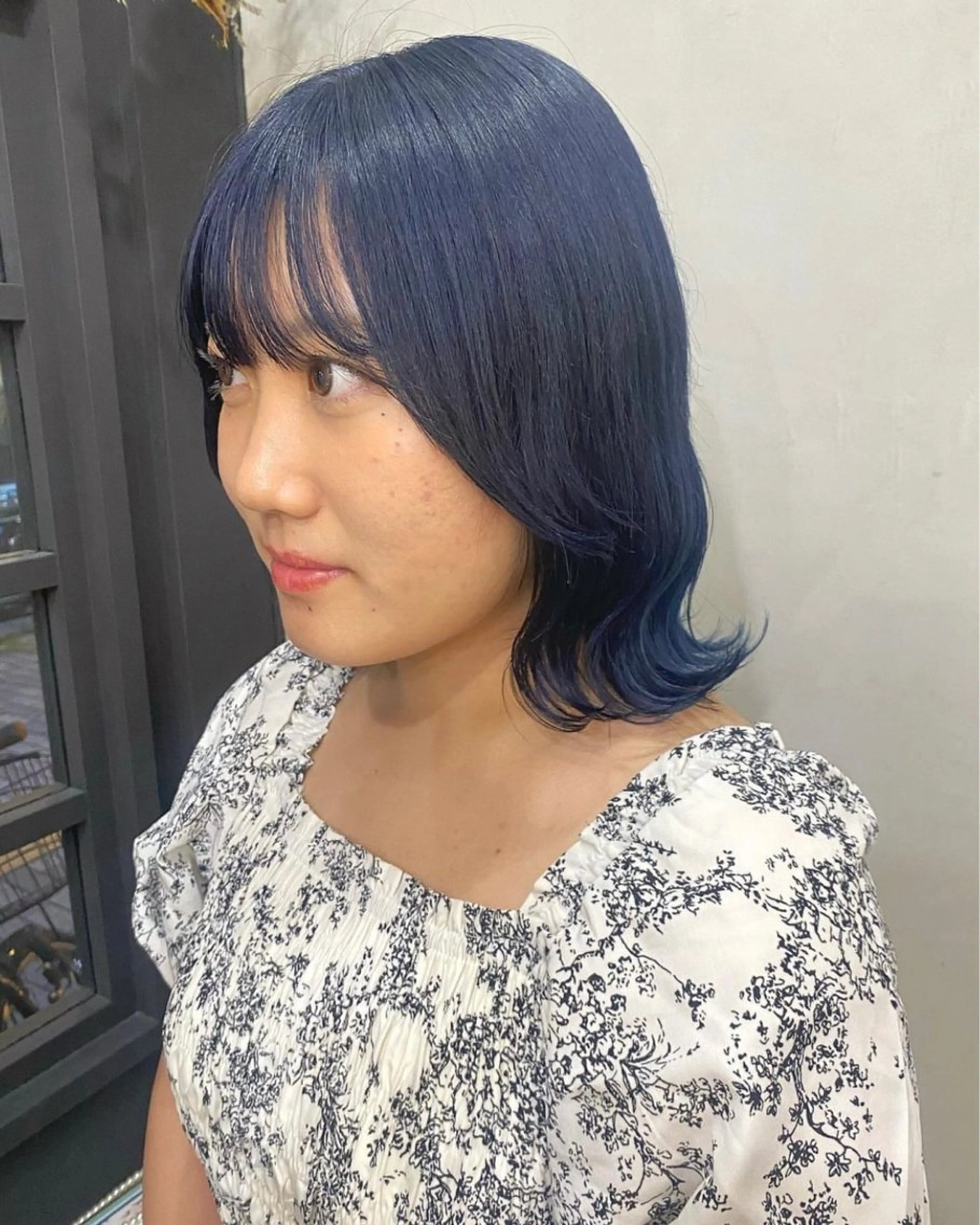 ショート カラー ブルーカラー ヘアカラー ヘッドスパ ✨レディースカット モデル募集✨イブキのヘアスタイル