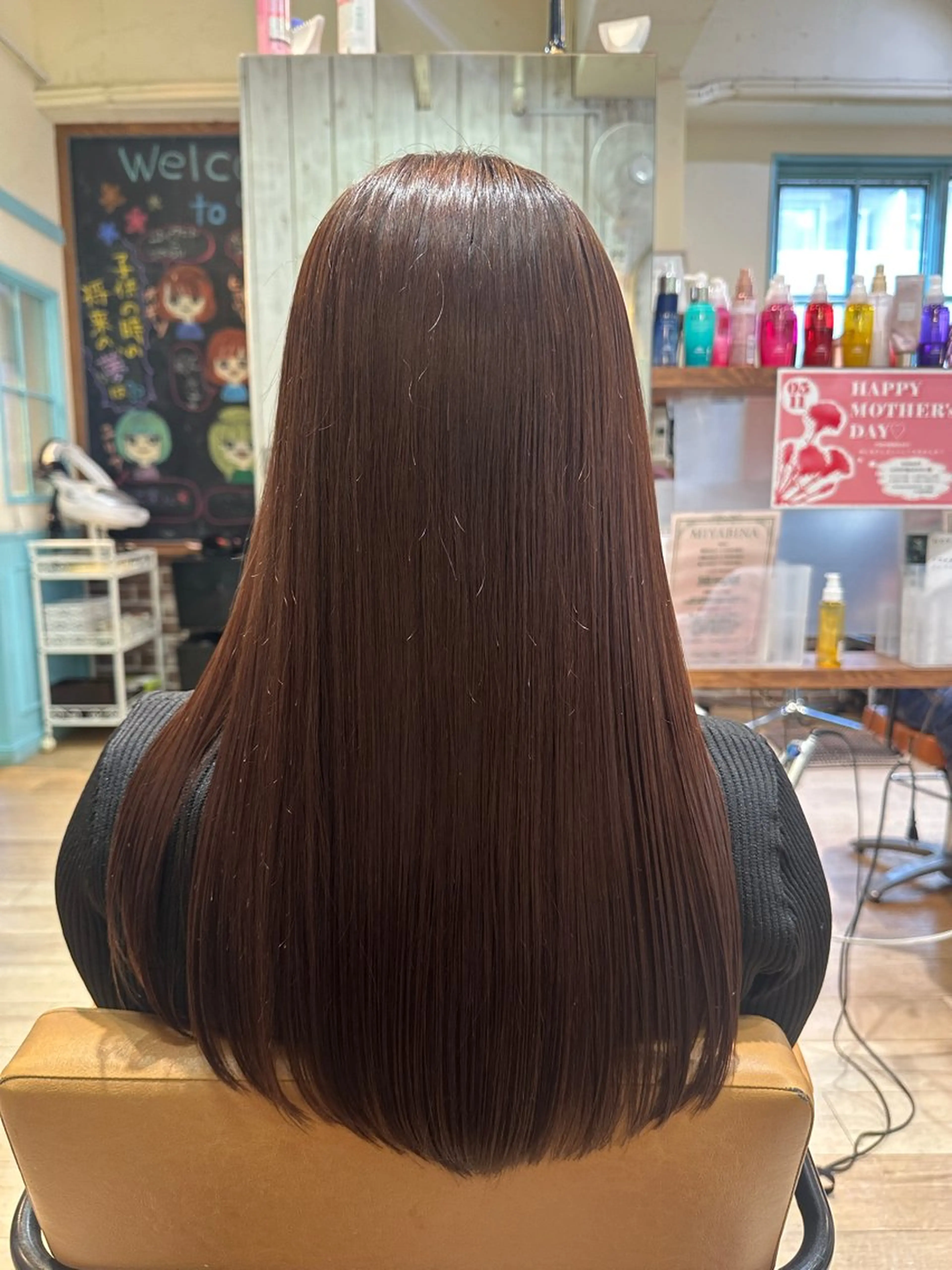 ロング カラー カット 縮毛矯正 美髪改善・ブリーチ tadasuke⭐️のヘアスタイル