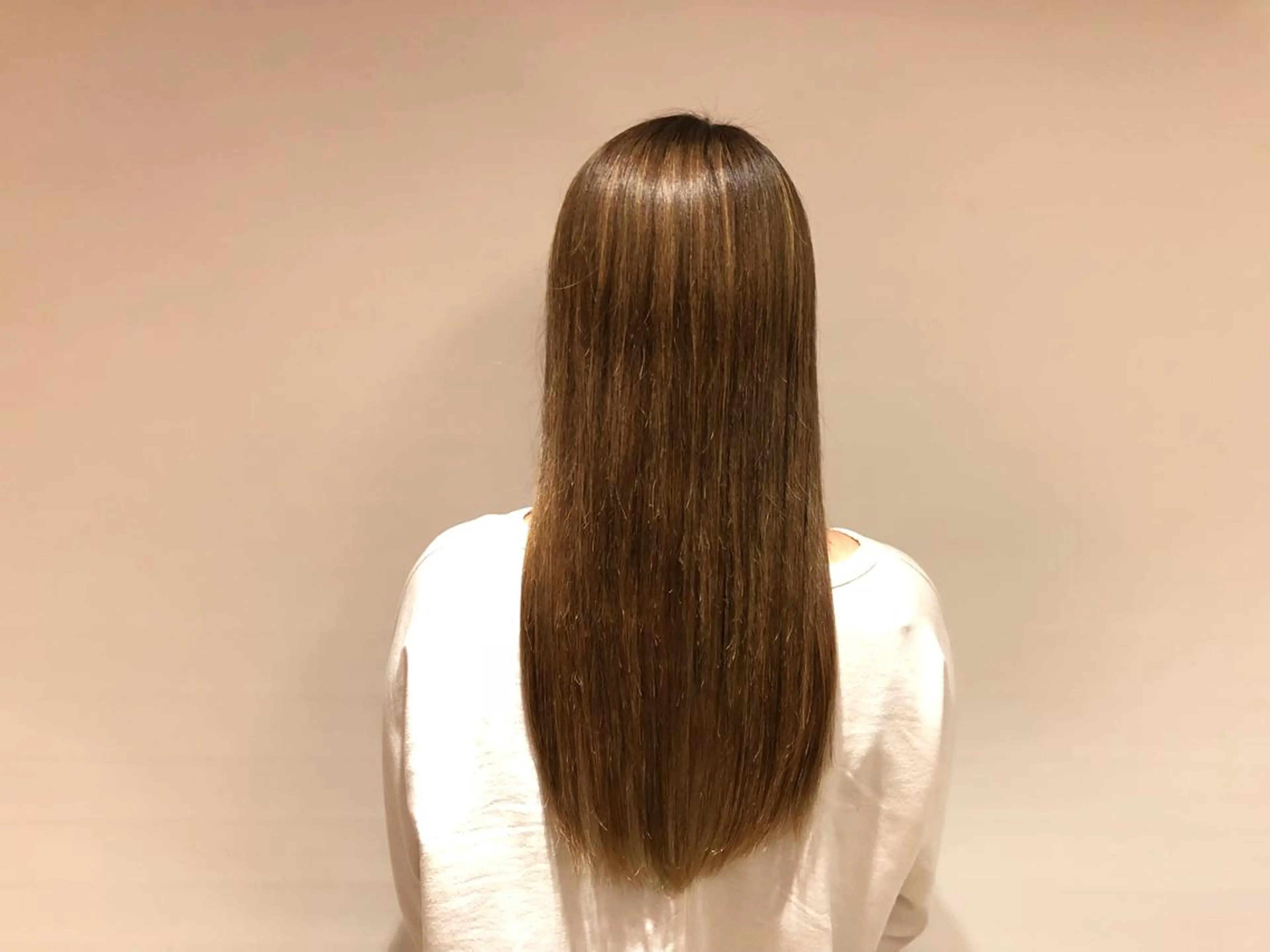 ロング カラー ハイライトカラー ハイライト 池田 寿子のヘアスタイル