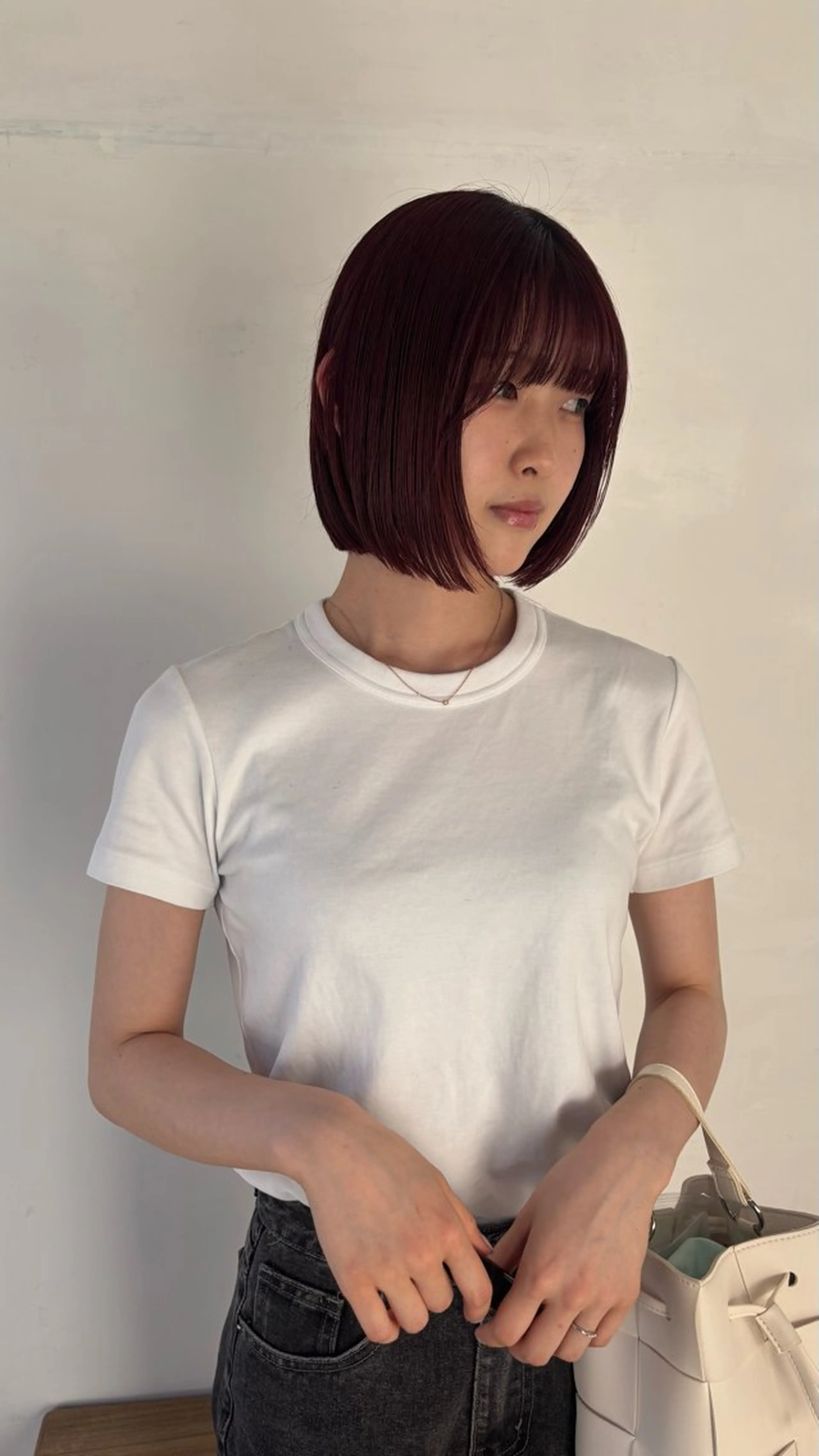 ショート カット ヘアカラー トリートメント ひいろ パーマ/カットモデルのヘアスタイル