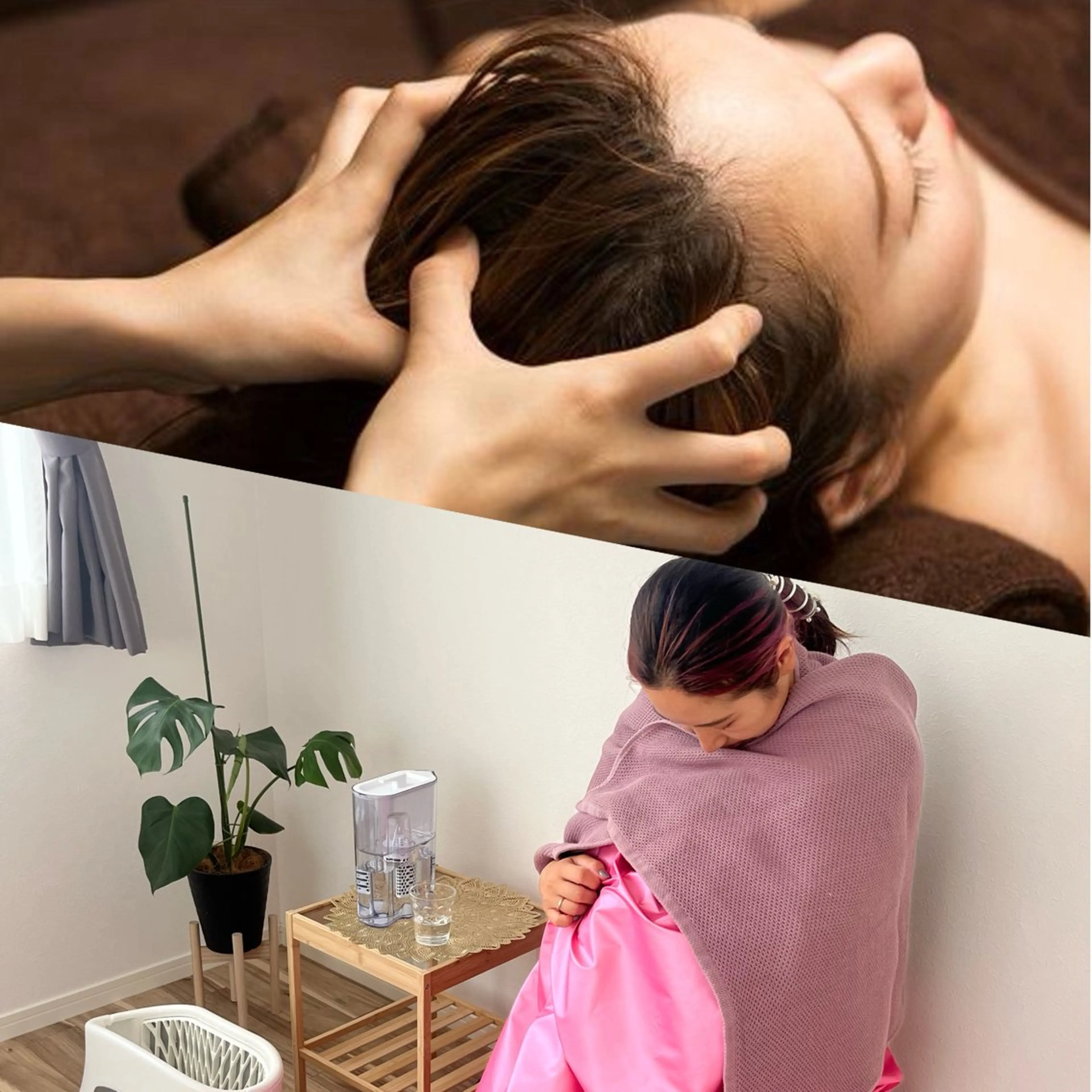 【🌸限定価格】よもぎ蒸し40分＋ドライヘッドスパ60分の写真