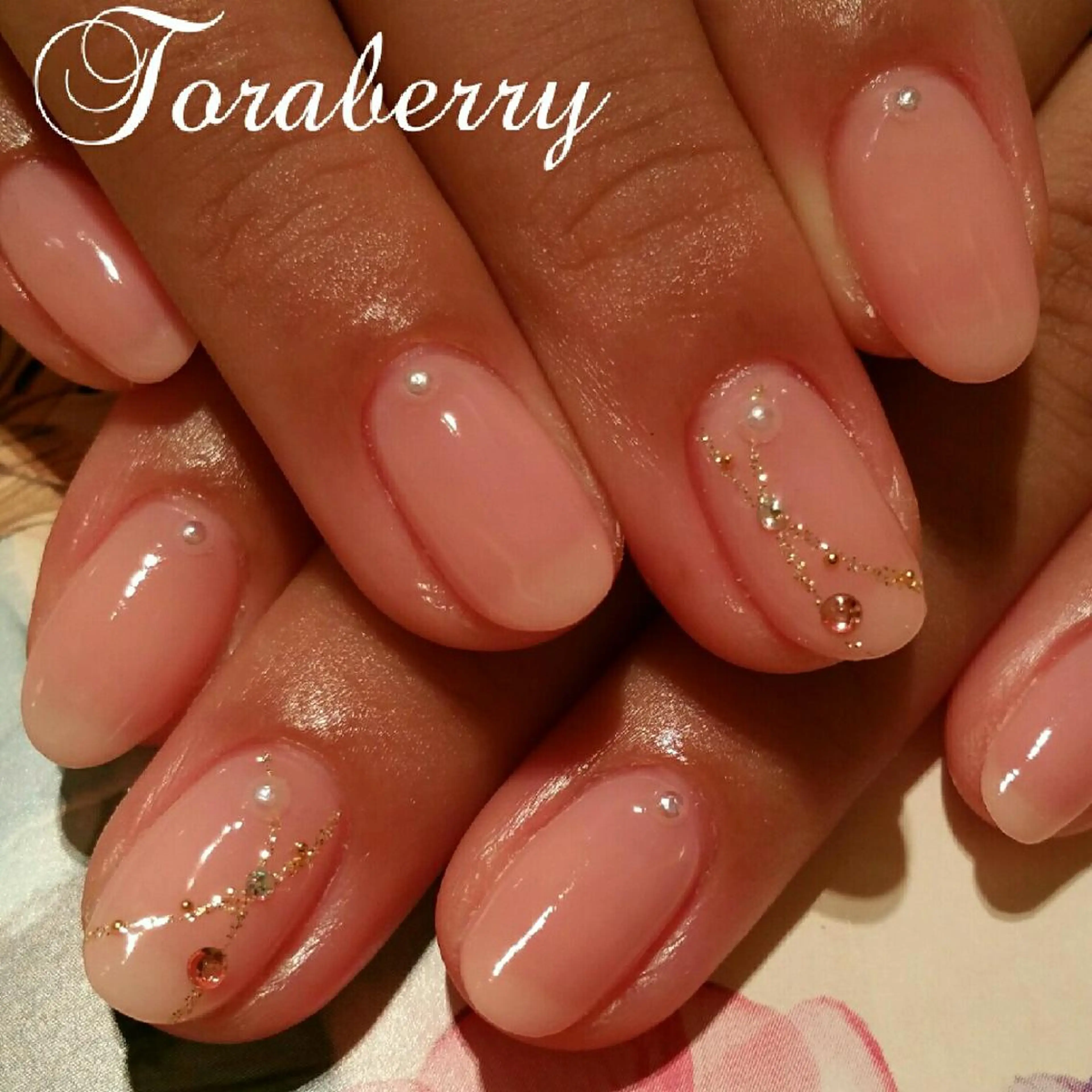 ネイル ピンク ネイリスト なつみのネイルデザイン