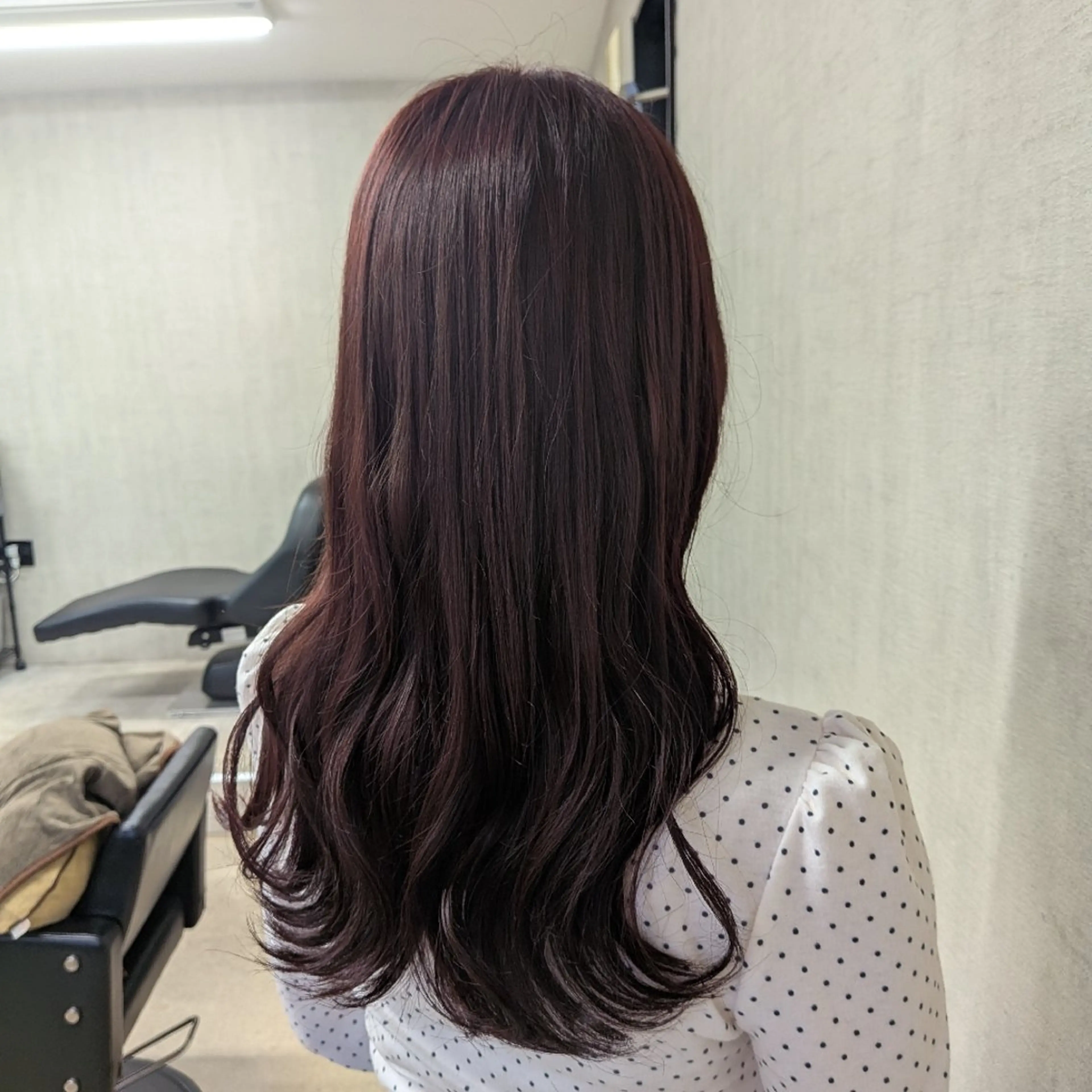 ロング カラー 小林 梨香のヘアスタイル