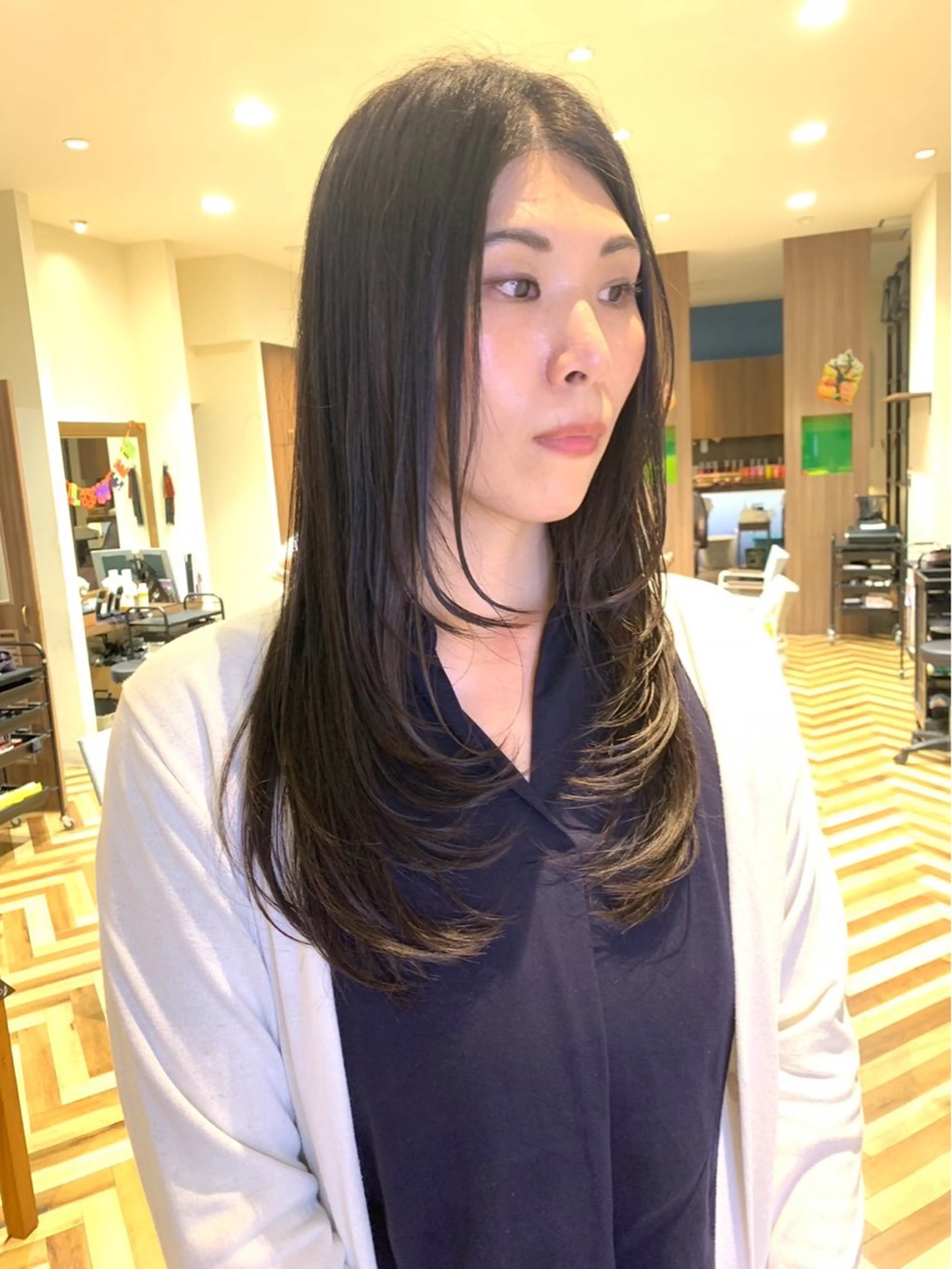 ロング 戸丸 絵夢のヘアスタイル