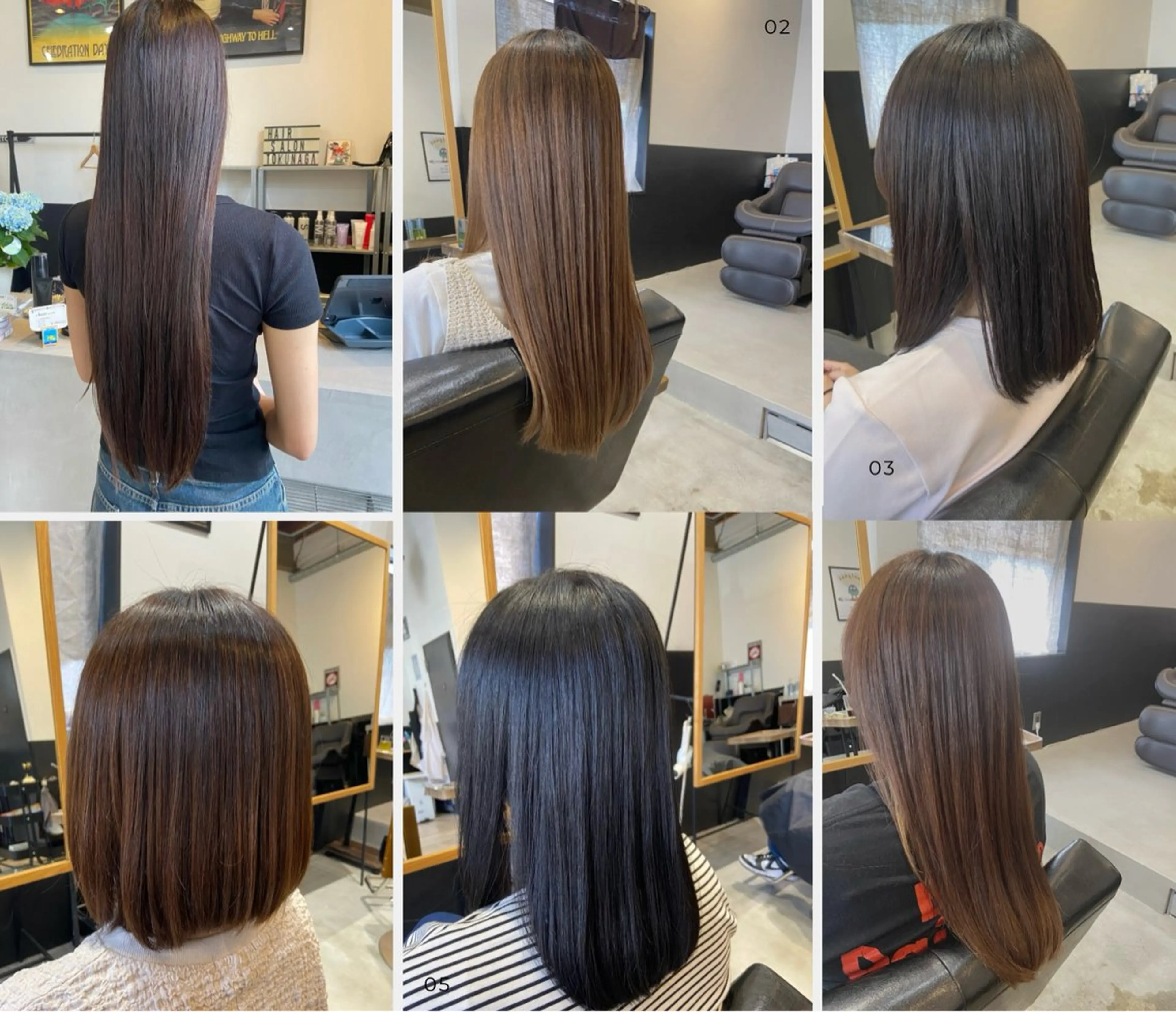 ロング 縮毛矯正 hair salon TOKUNAGA所属・💫縮毛矯正/ カット💫徳永あい子のヘアスタイル