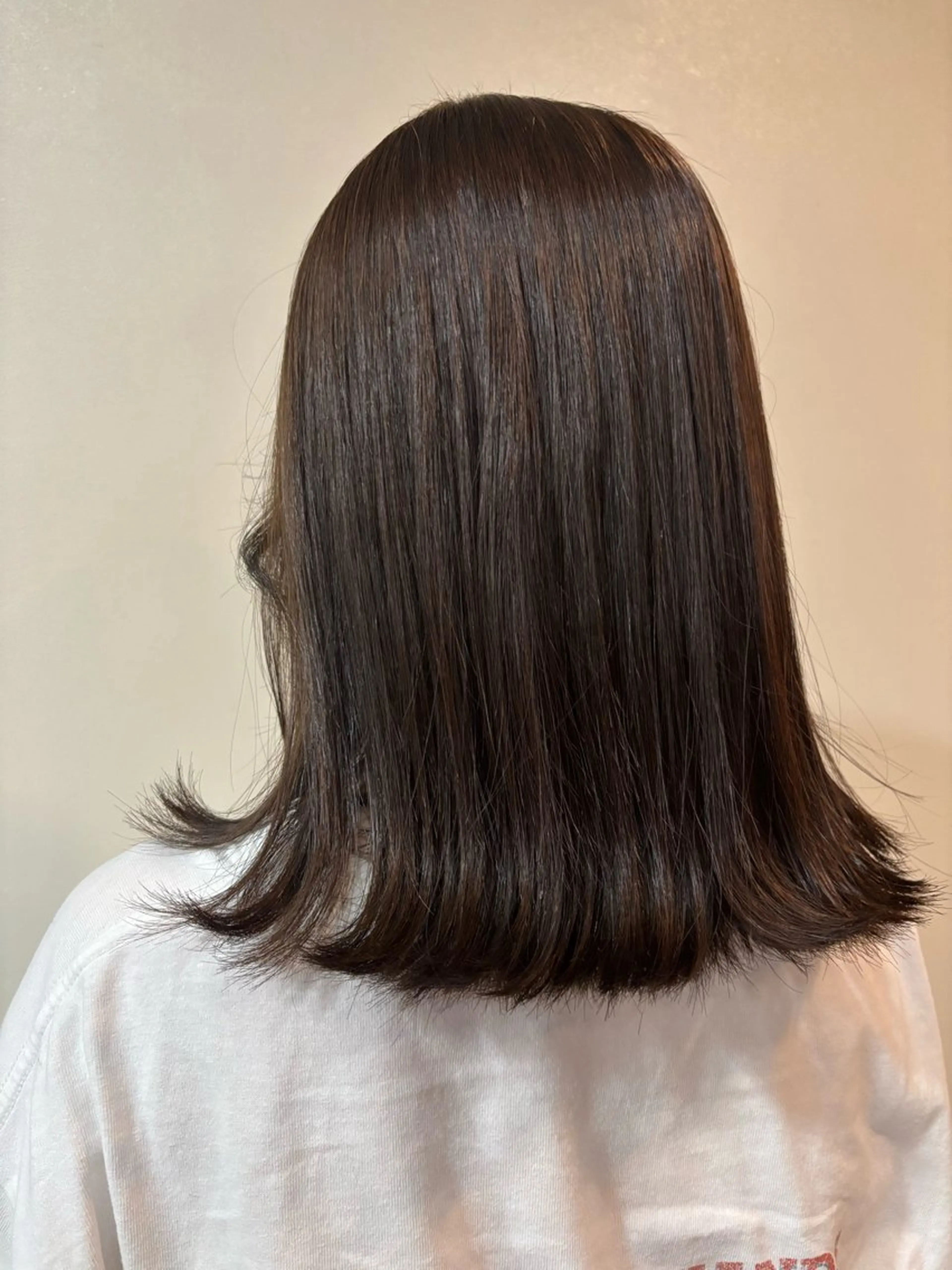 ミディアム 外ハネヘア 木下 みさきのヘアスタイル