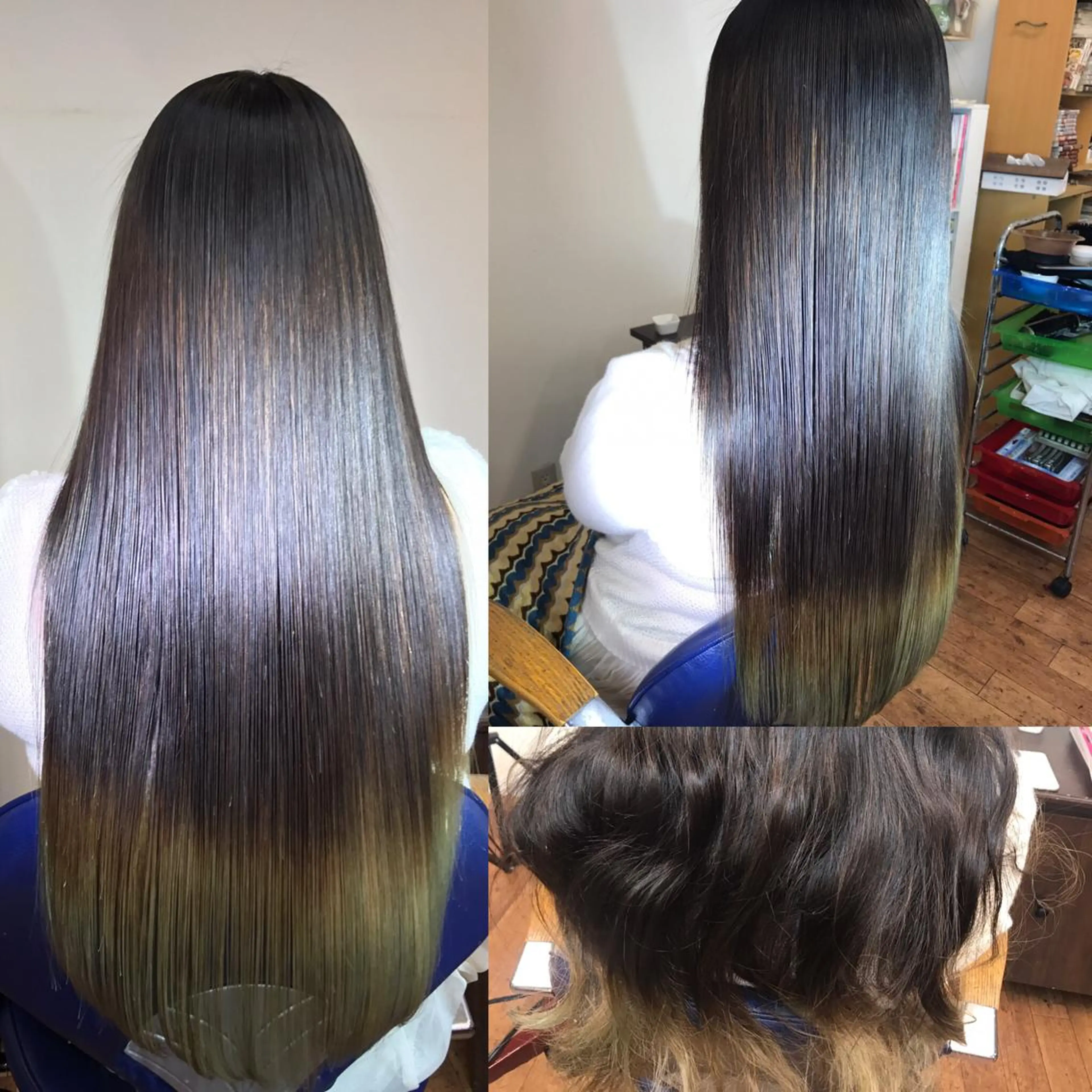 ロング 縮毛矯正 江袋 敏昭のヘアスタイル