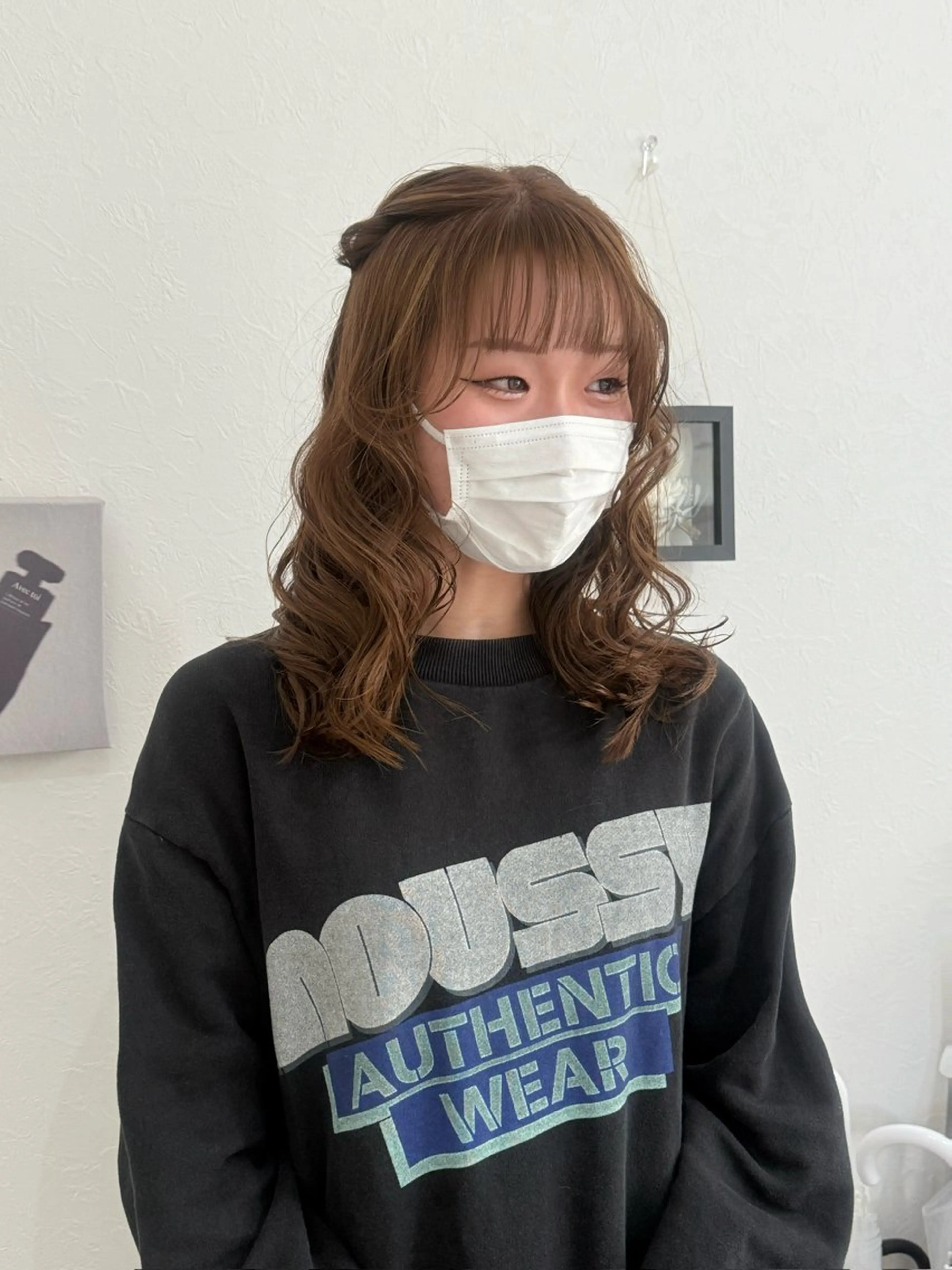 ミディアム カラー ヘアカラー トリートメント piLLon/ RYUKAのヘアスタイル