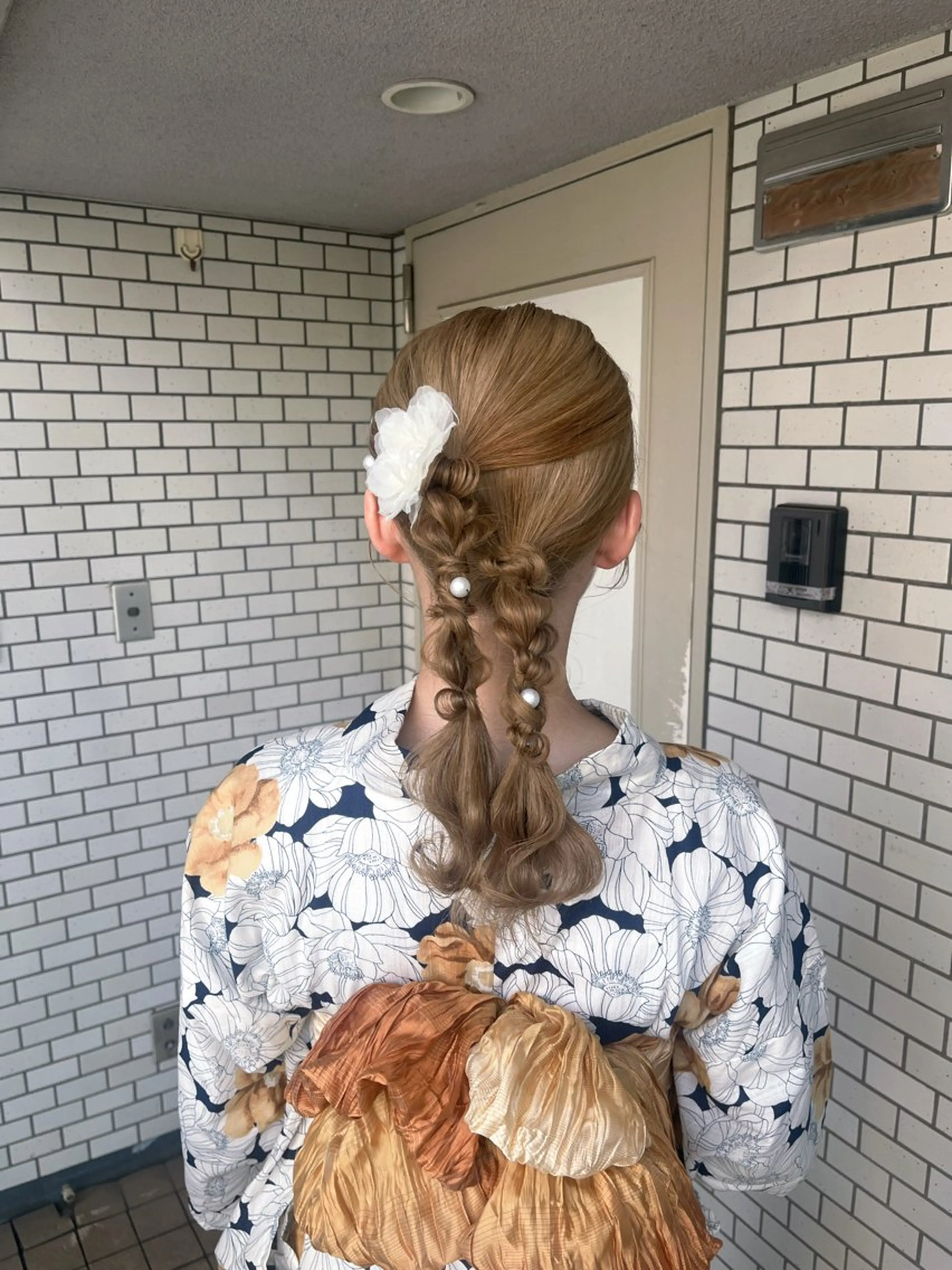 ヘアアレンジ 浴衣 ヘアセット 垢抜けヘアメイク🫧 JURI🪽のヘアスタイル