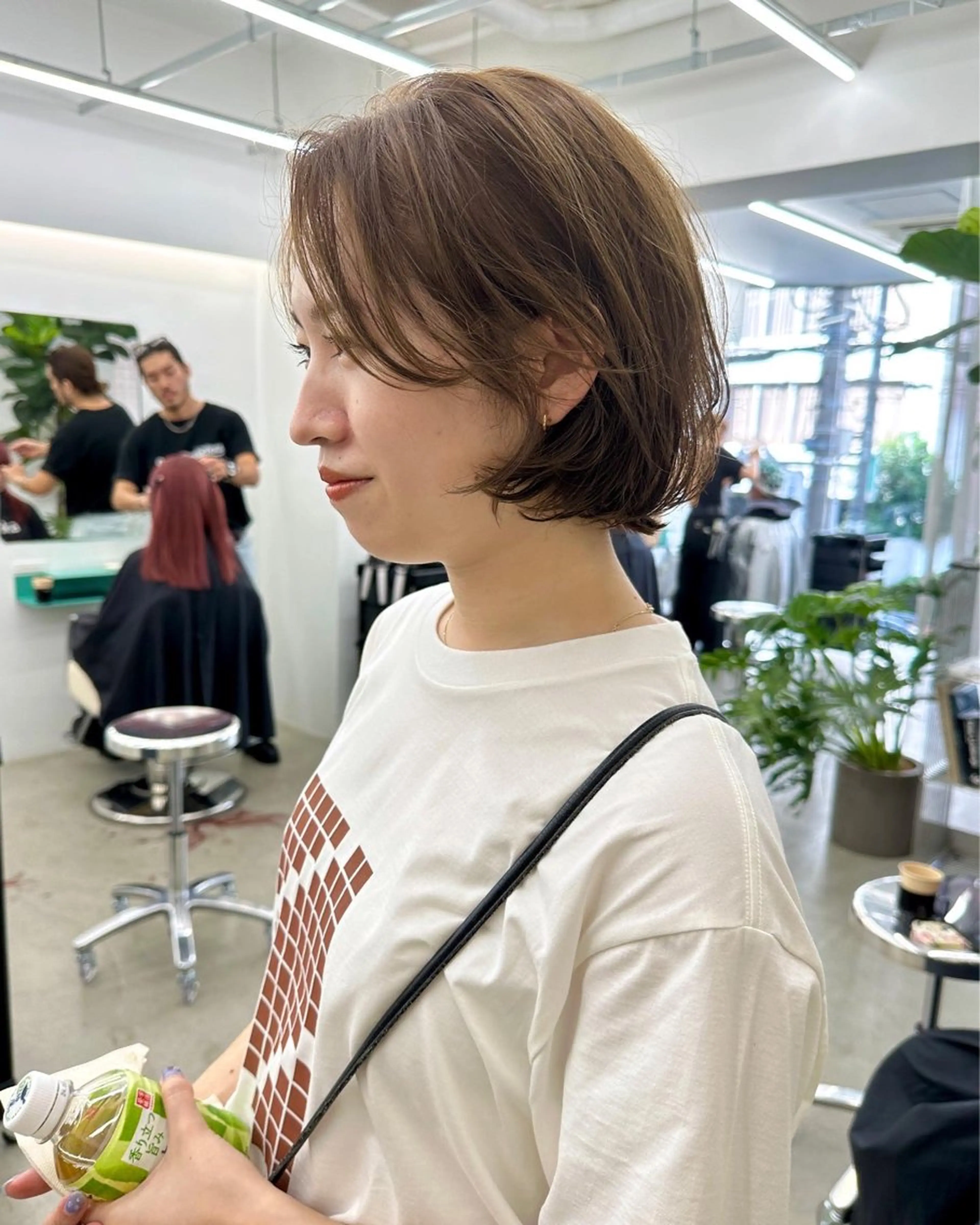 ショート カラー ブリーチ ハイトーンカラー ブリーチなしカラー カット ヘアカラー トリートメント ボブ/レイヤー/ケア パーマ/リュウタのヘアスタイル