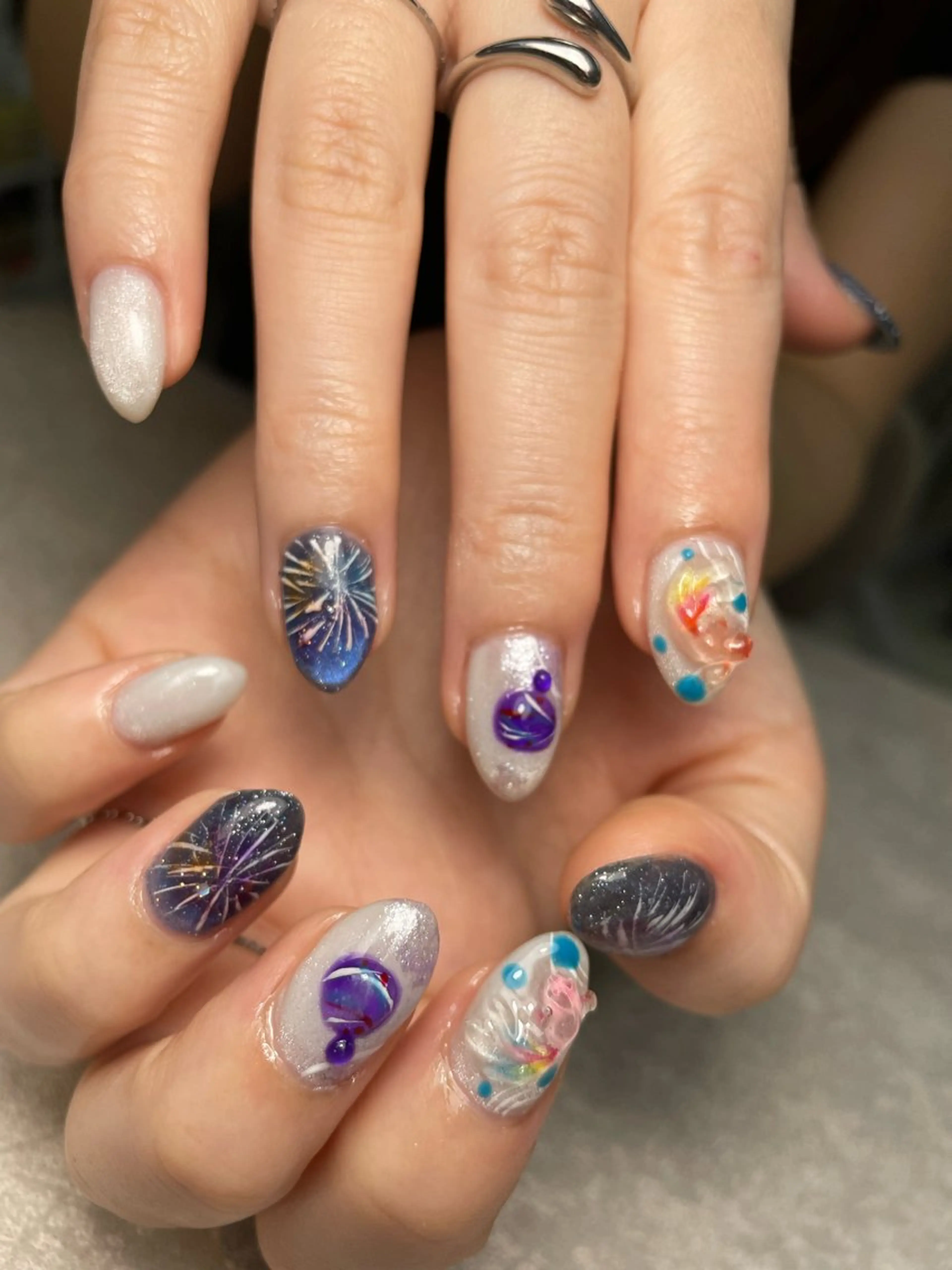 ネイル ハンドネイル Ruber Tomokoのネイルデザイン