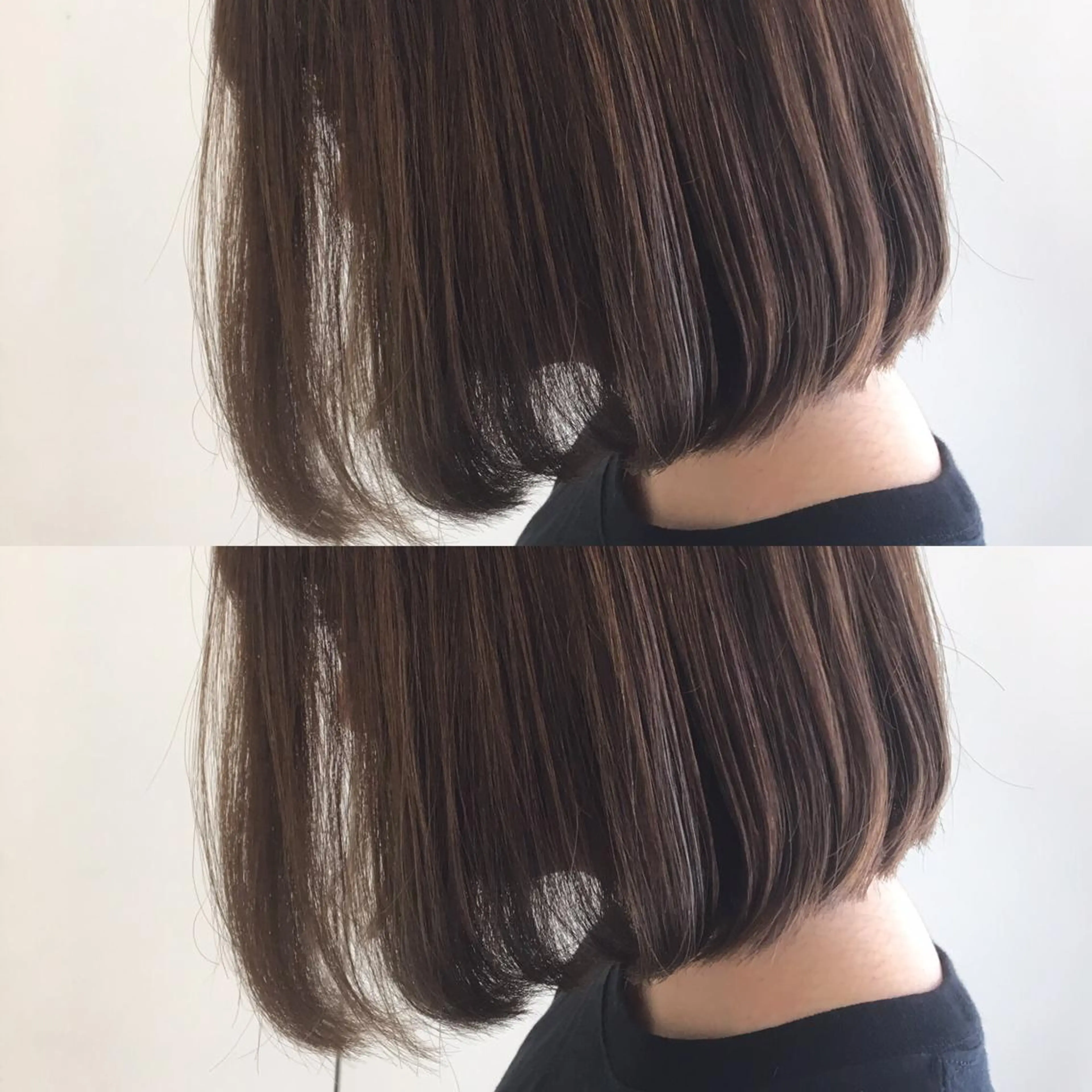 ミディアム ハイライト 広がり、まとまらない お悩み改善/ 中田のヘアスタイル