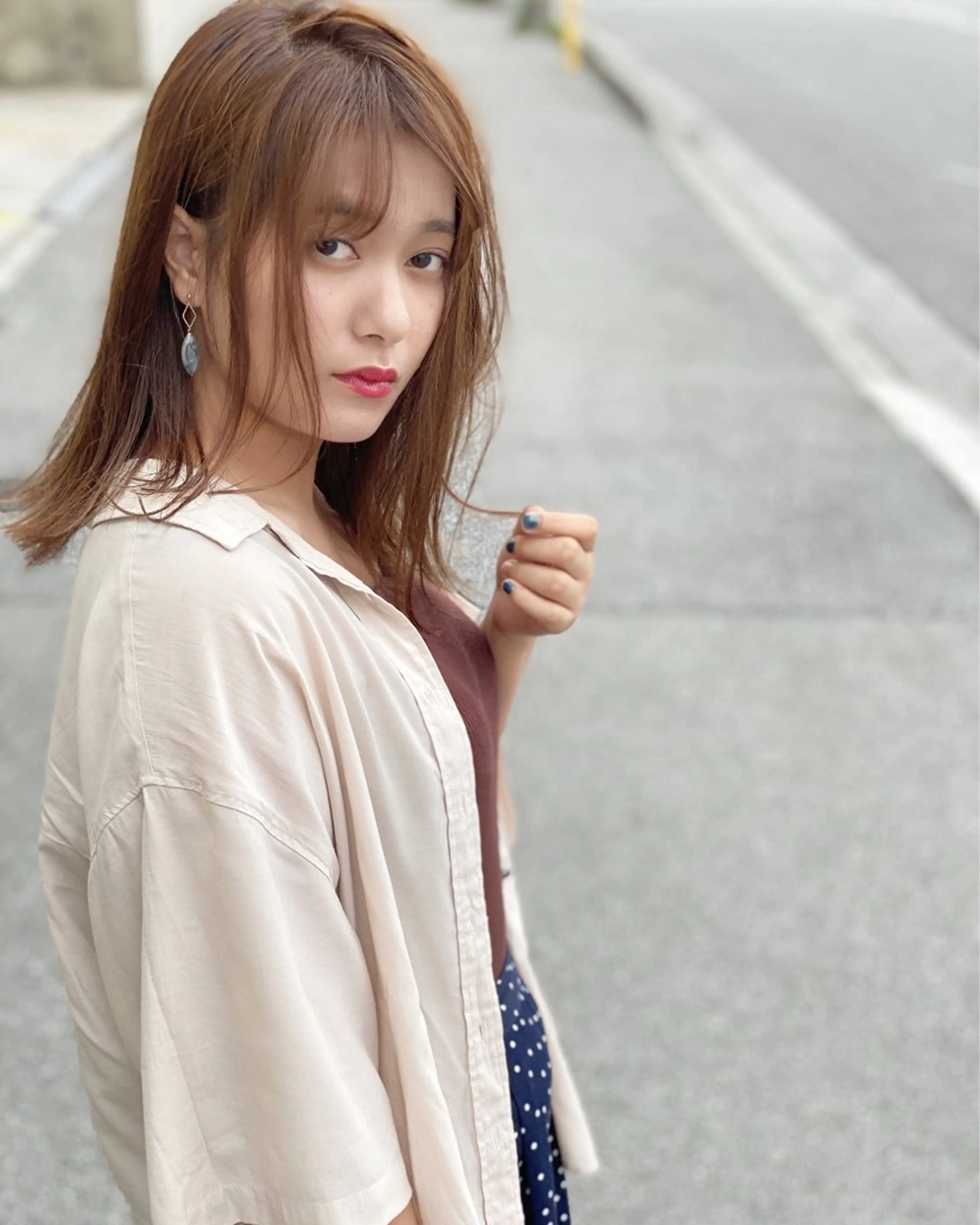 ミディアム カラー イルミナカラー カット ヘアカラー grand juteのヘアスタイル