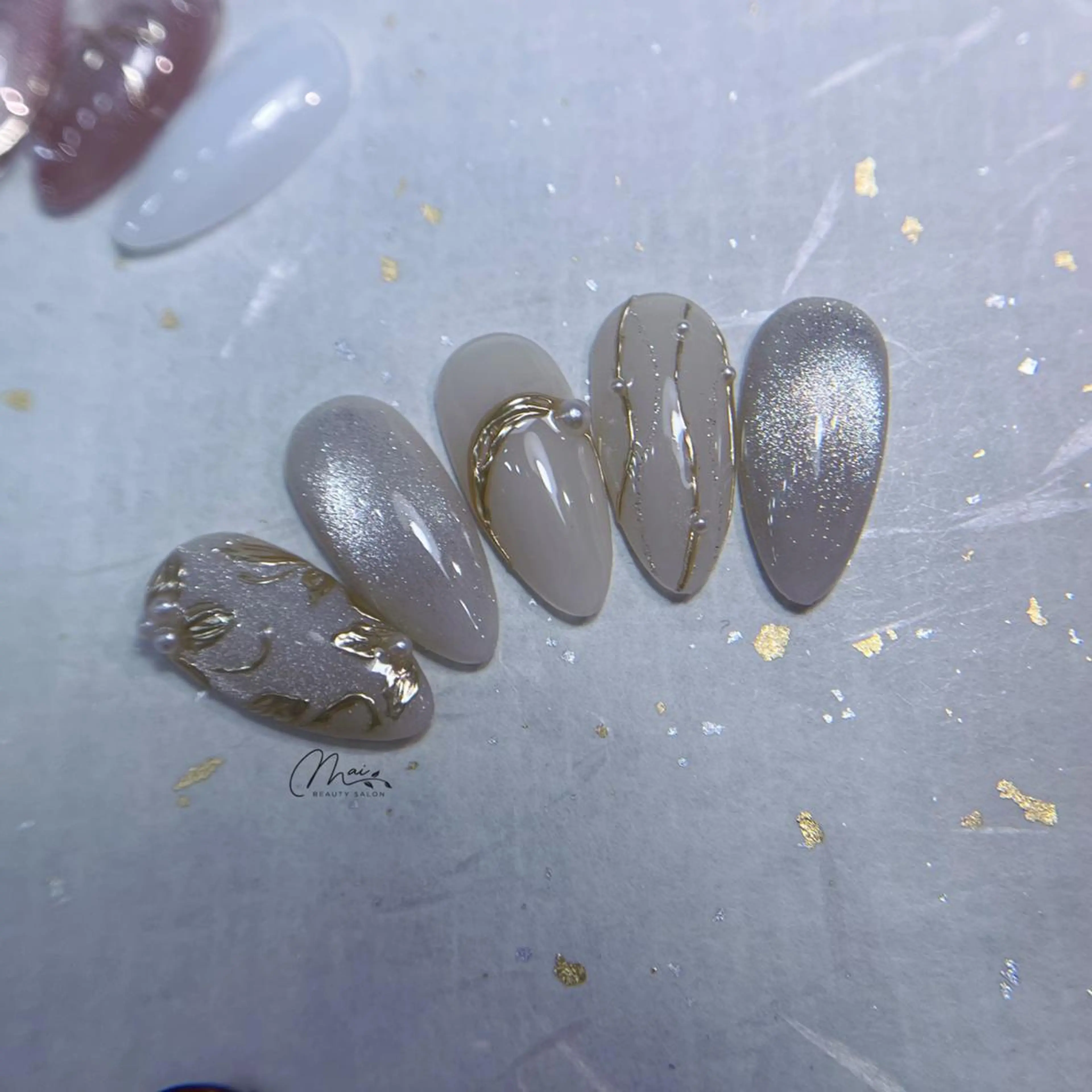 ネイル チークネイル フラッシュネイル フットネイル ジェルネイル マグネットネイル ハンドネイル フットネイル MaiBeauty To  Toのネイルデザイン