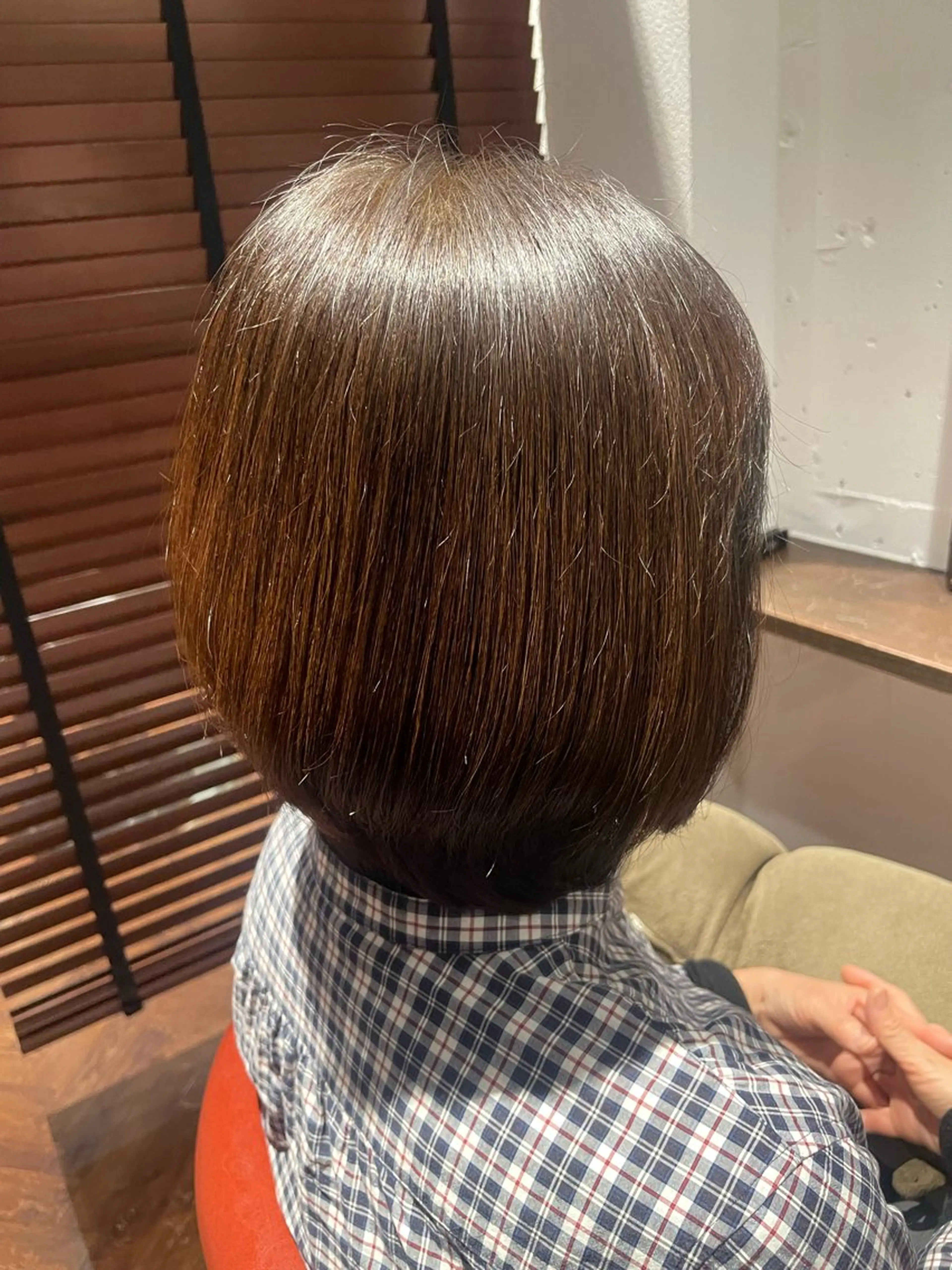 ショート カラー ボブ くびれヘア 髪質改善 韓国風ヘア ショートヘア カット ヘアカラー トリートメント ◇おの あすか◇のヘアスタイル