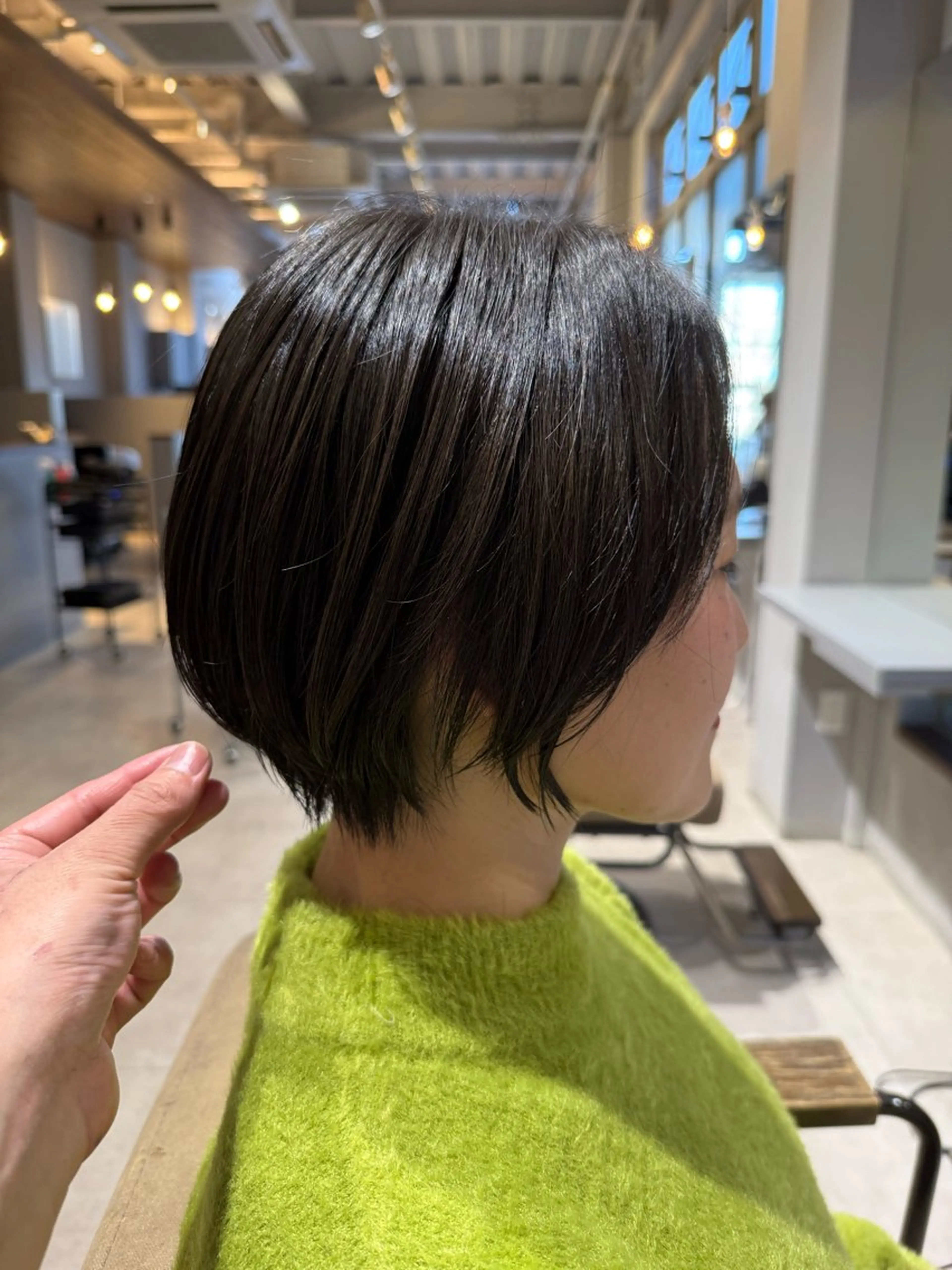 ショート ボブ ショートヘア カット 石原圭悟 /ショート/艶カラーのヘアスタイル