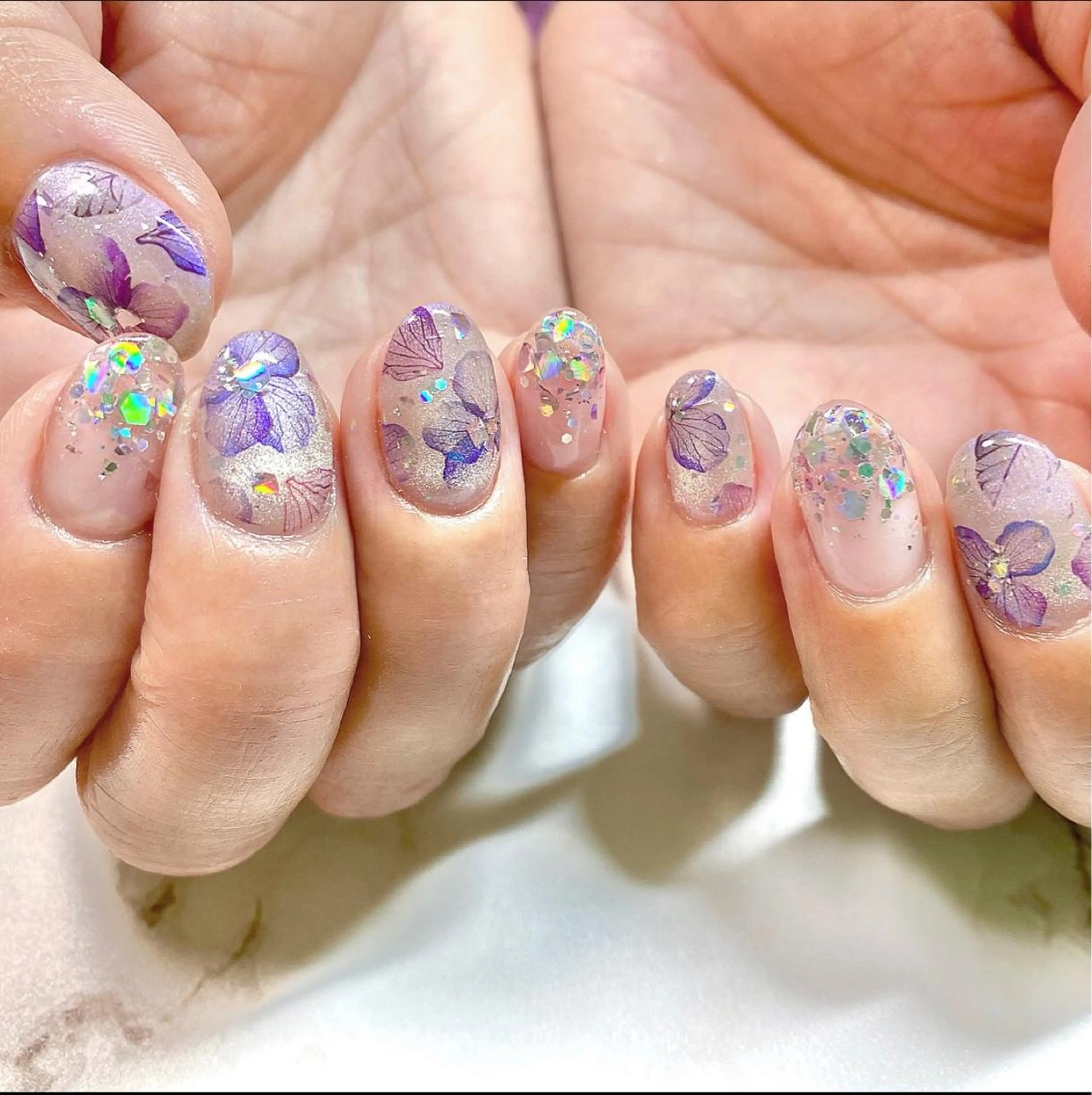 ネイル ニュアンスネイル ワンカラーネイル C&C シーアンドシーのネイルデザイン