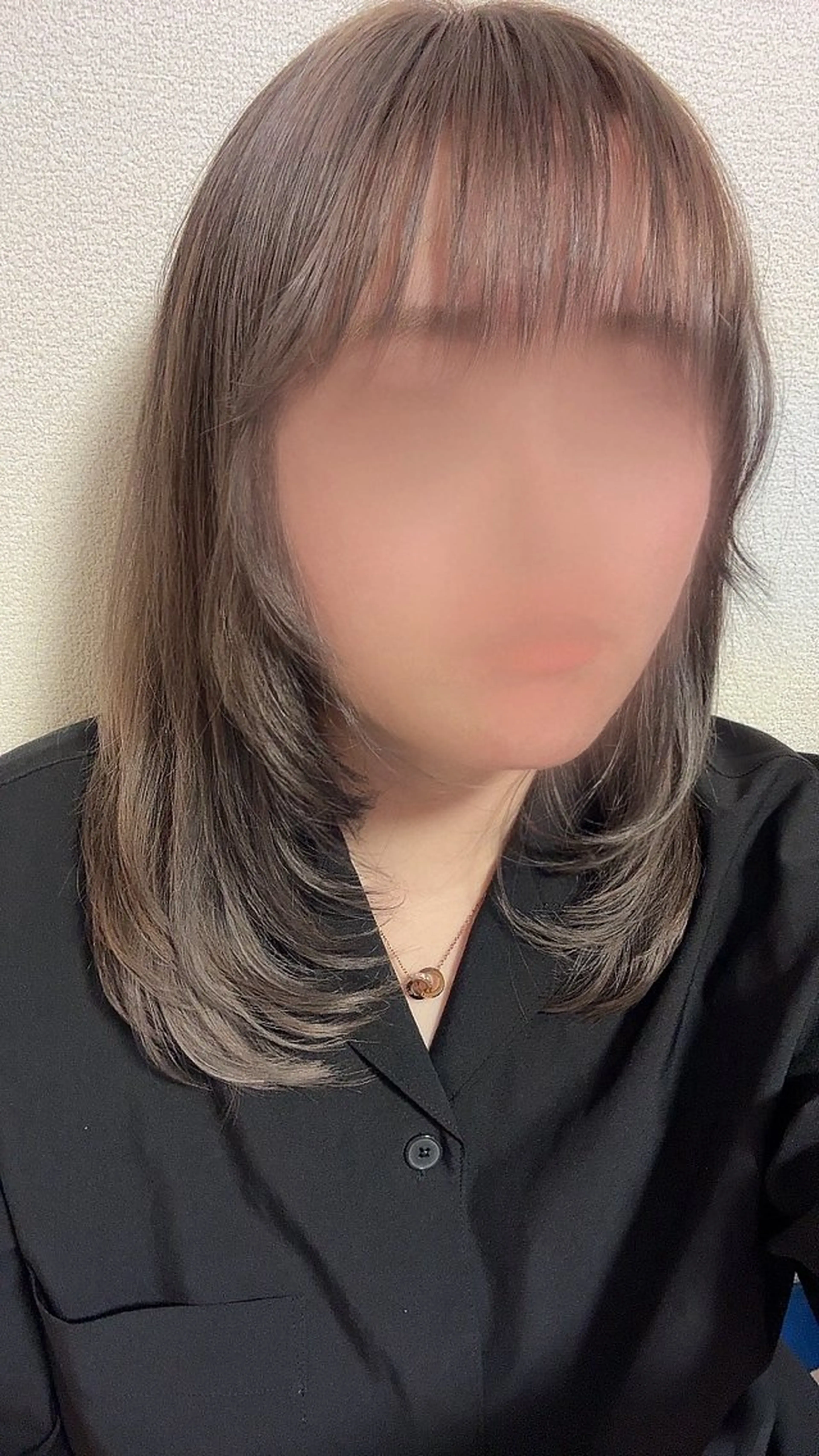 セミロング ヘアカラー トリートメント 富澤あゆみ/髪質改善 /レイヤーカットのヘアスタイル
