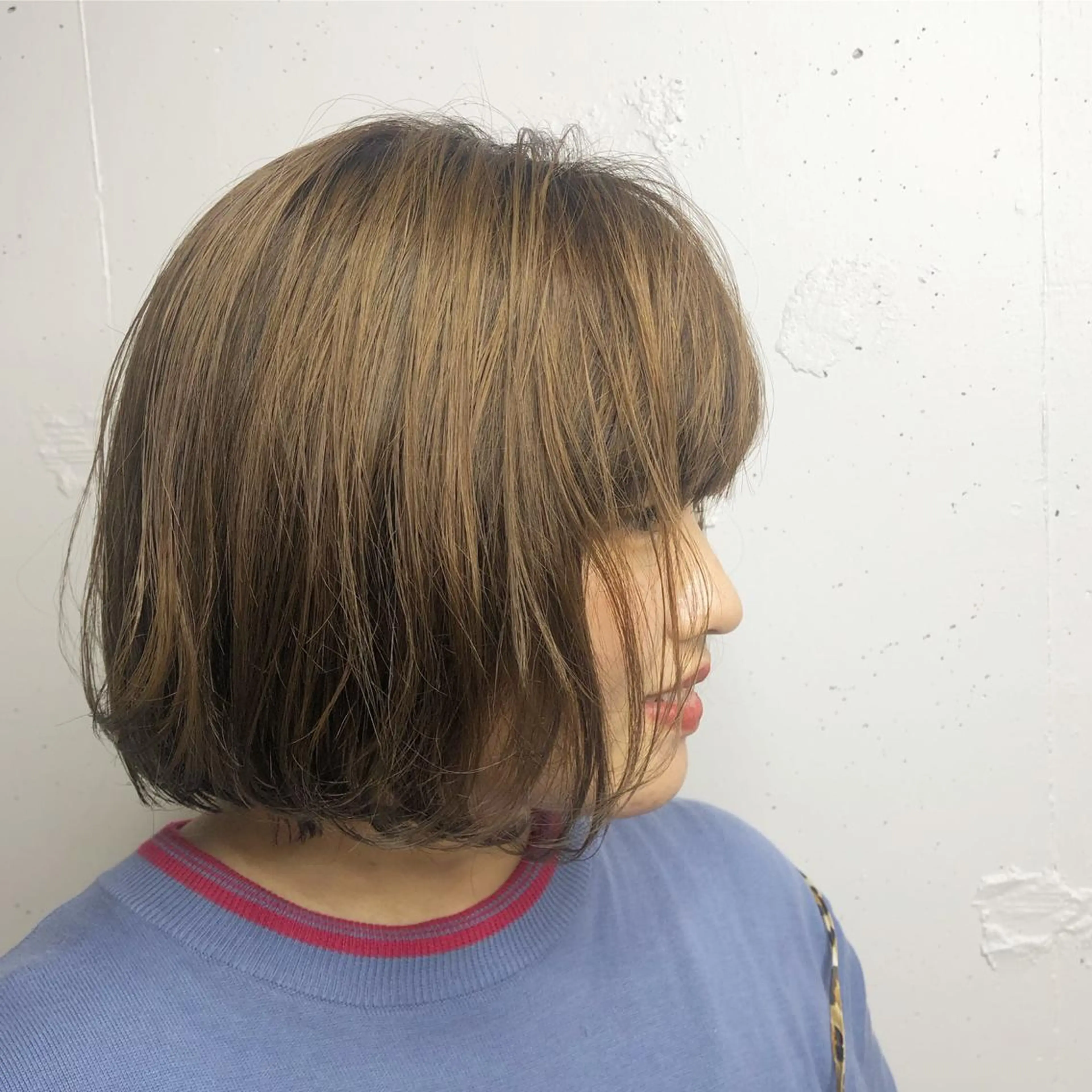 ショート 顔周りの垢抜けヘア 立山愛梨のヘアスタイル