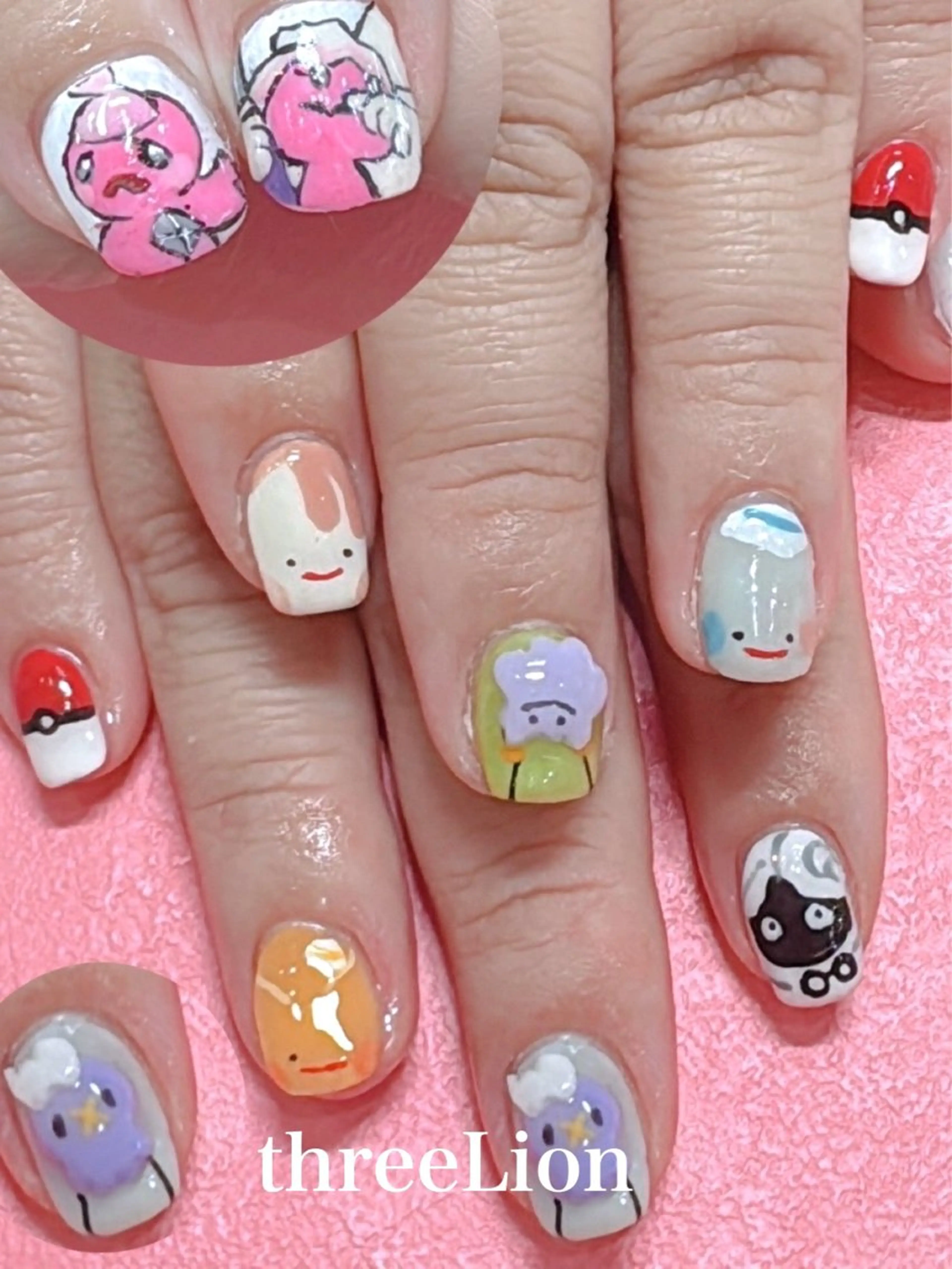 ネイル ハンドネイル threeLion ネイル&アイラッシュのネイルデザイン