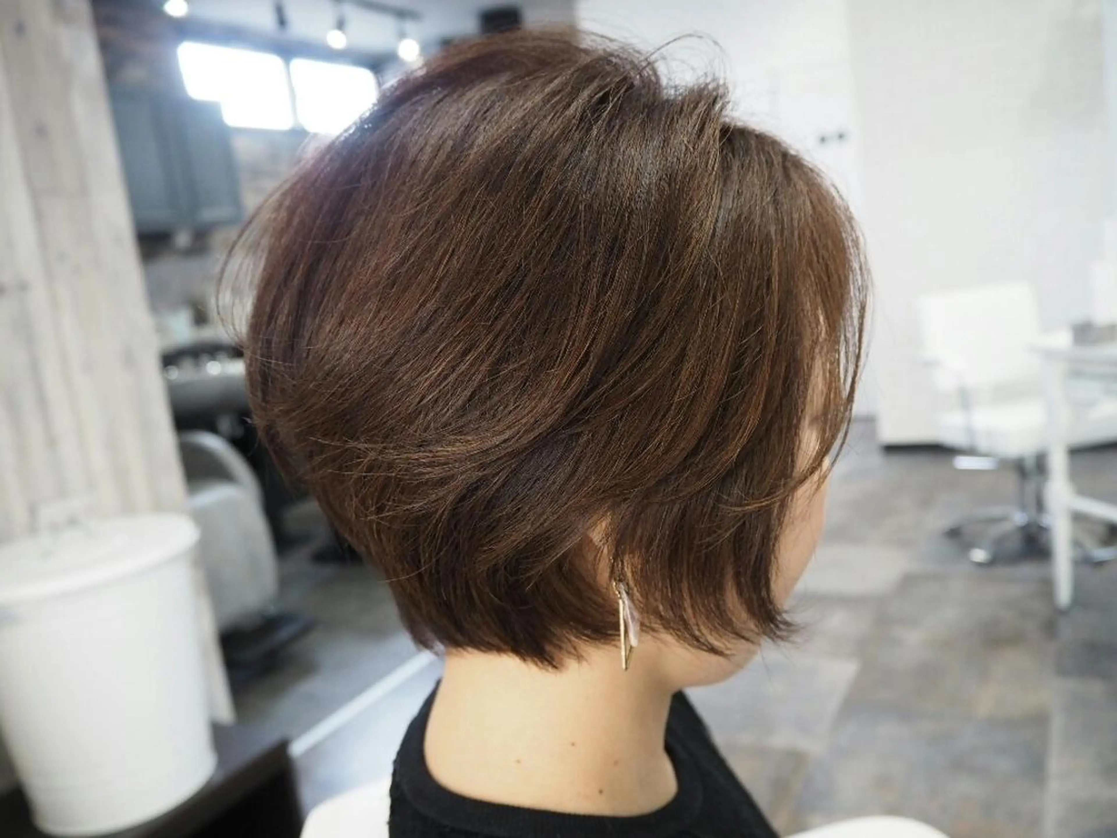 ショート カラー パーマ ショートヘア solon船橋2nd Amiのヘアスタイル