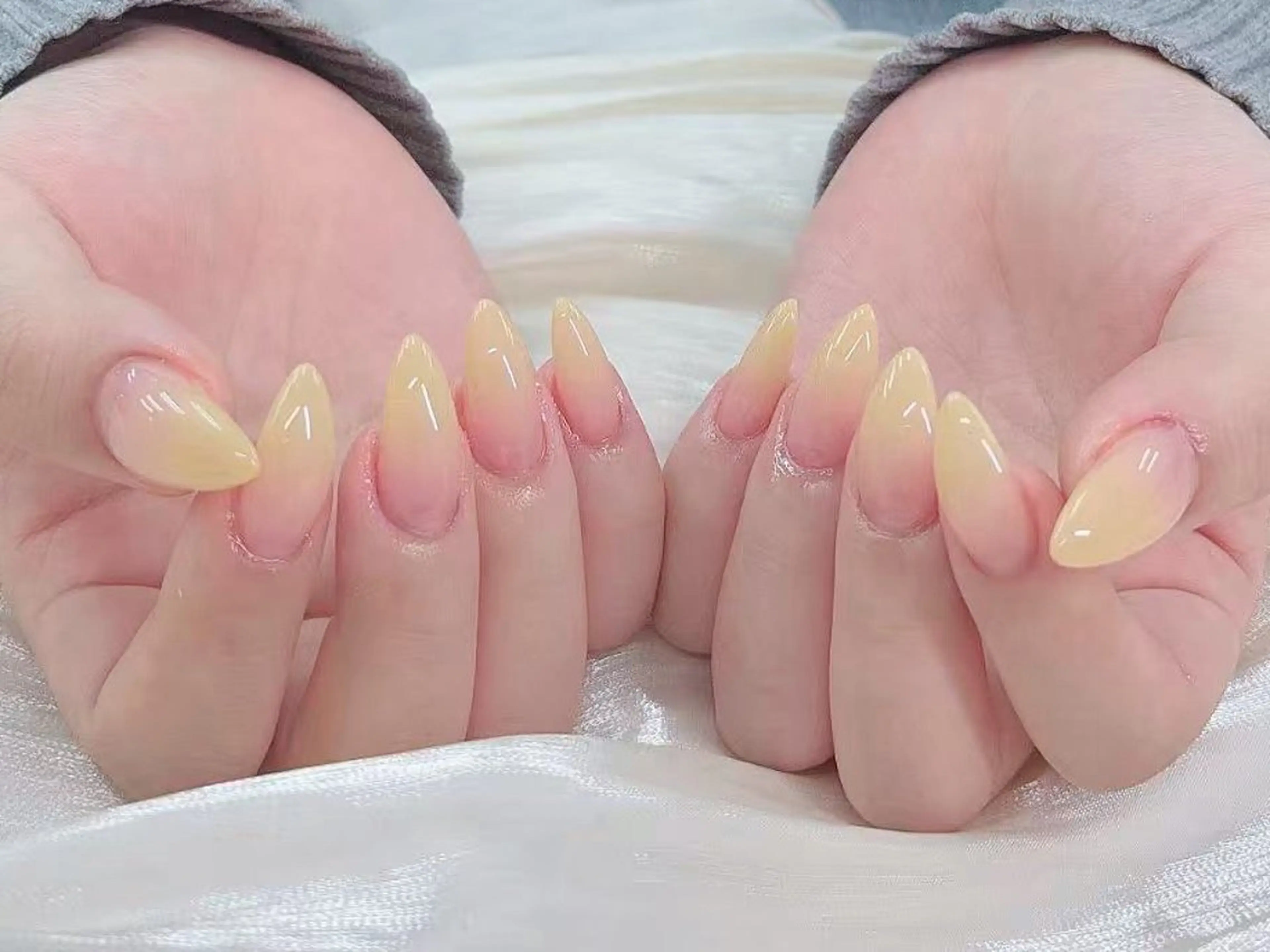 ネイル 長さ出し ジェルネイル 韓国ネイル マグネットネイル 持ち込み ハンドネイル Egao Nail錦糸町店のネイルデザイン