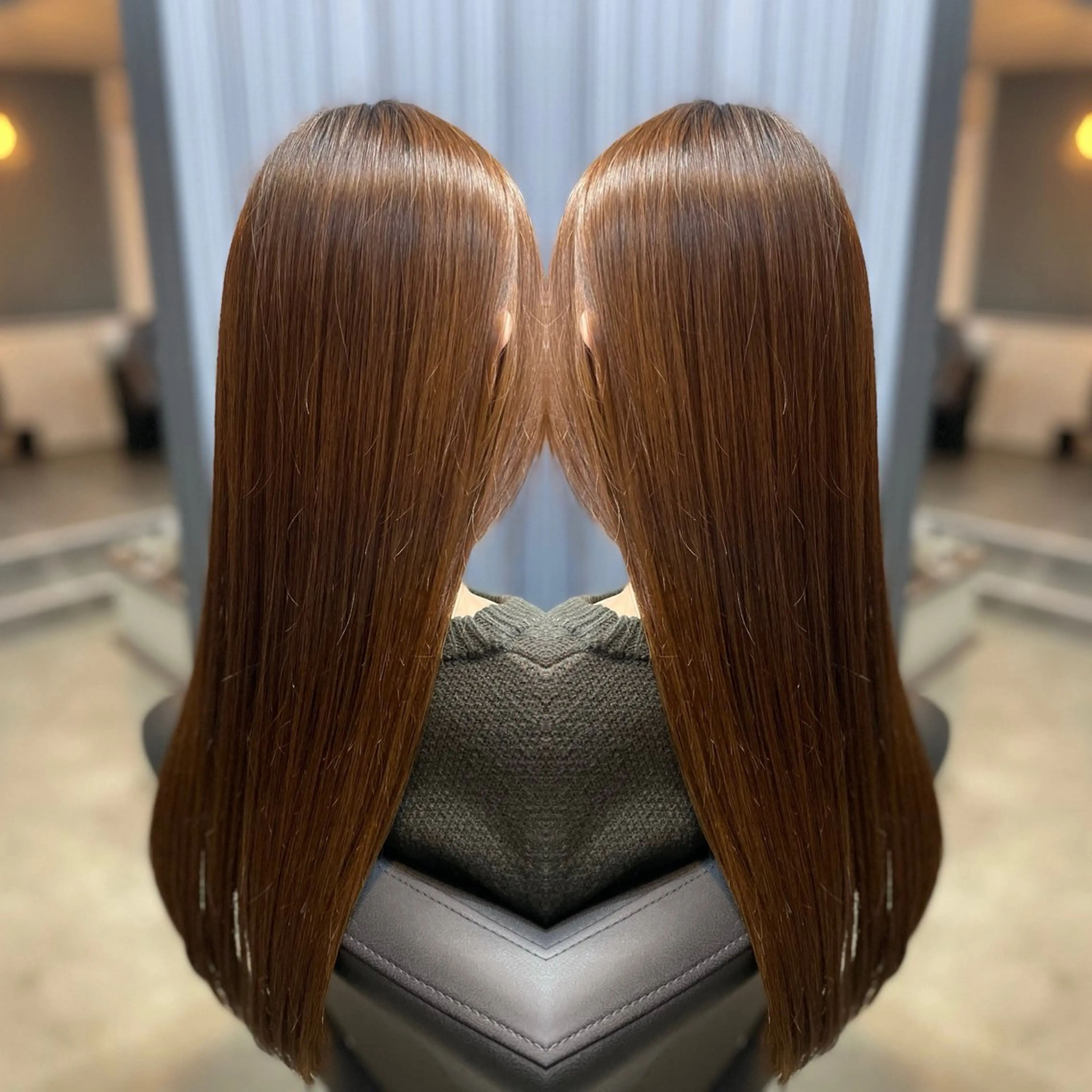 ロング 縮毛矯正 伊藤 詩織のヘアスタイル