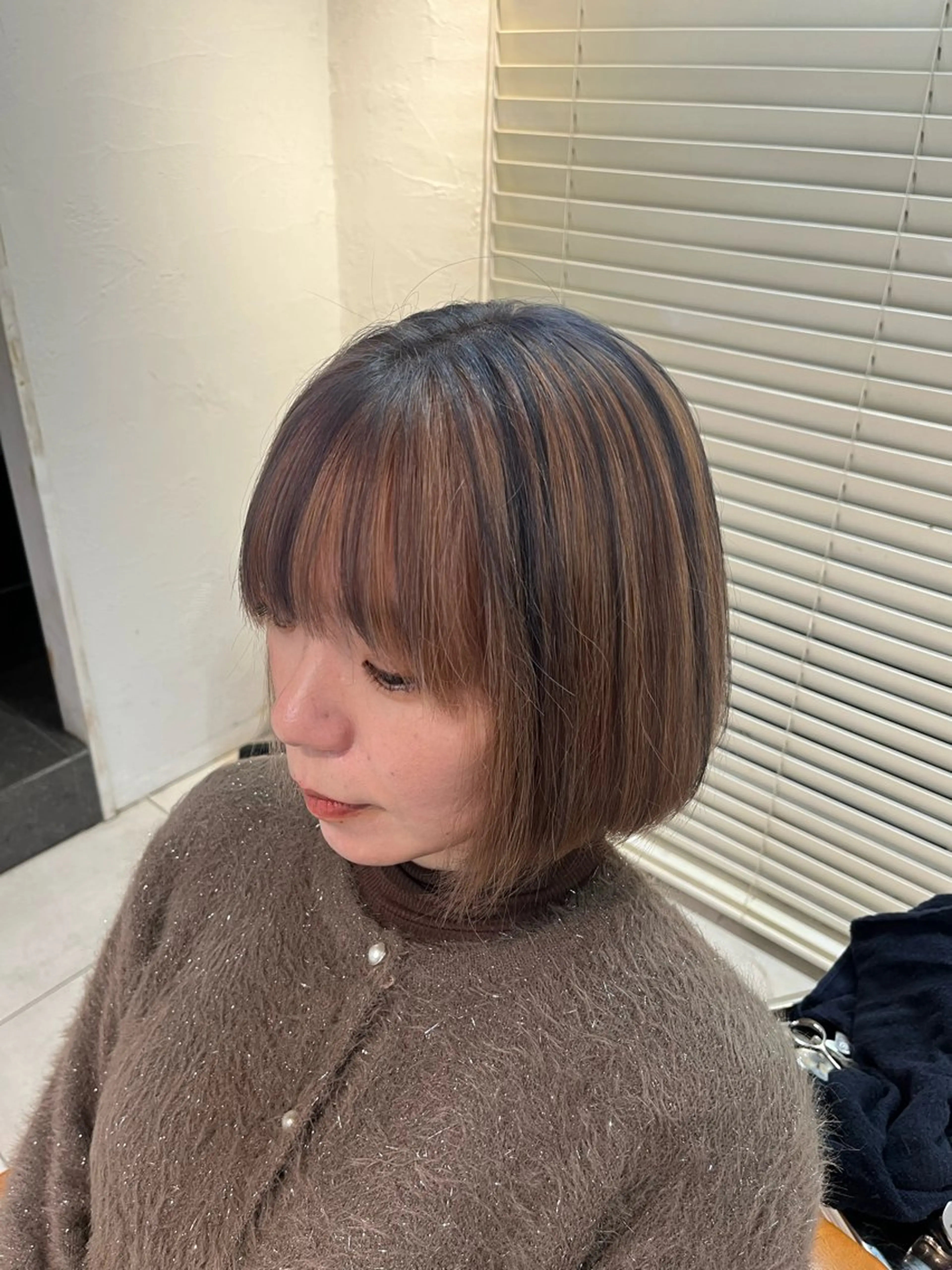 ミディアム メイク/ケアカラー 🐬HIKARU🐬のヘアスタイル