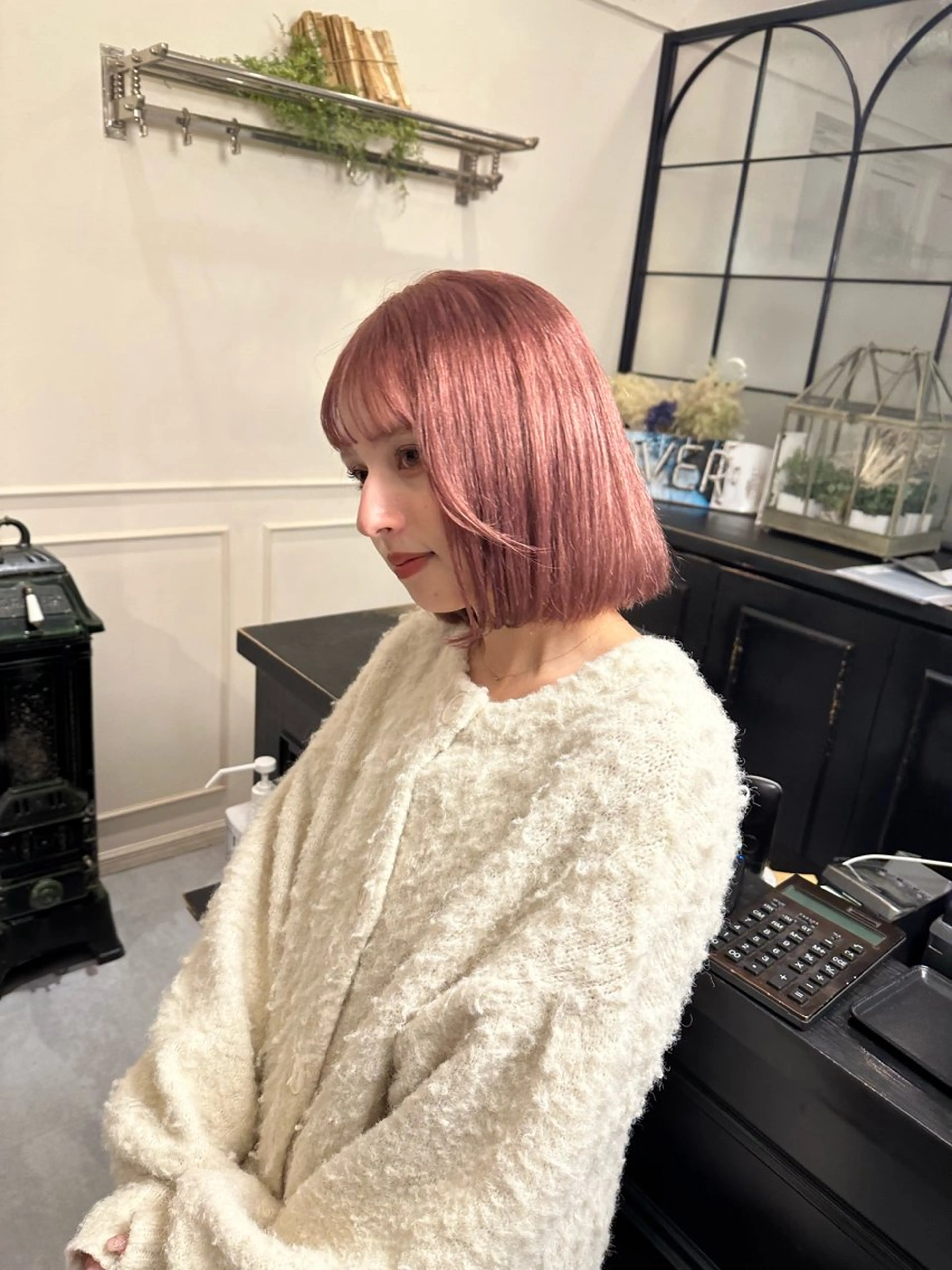 カラー ピンクカラー 👑ホワイトカラー ブロンド特化👑映人のヘアスタイル