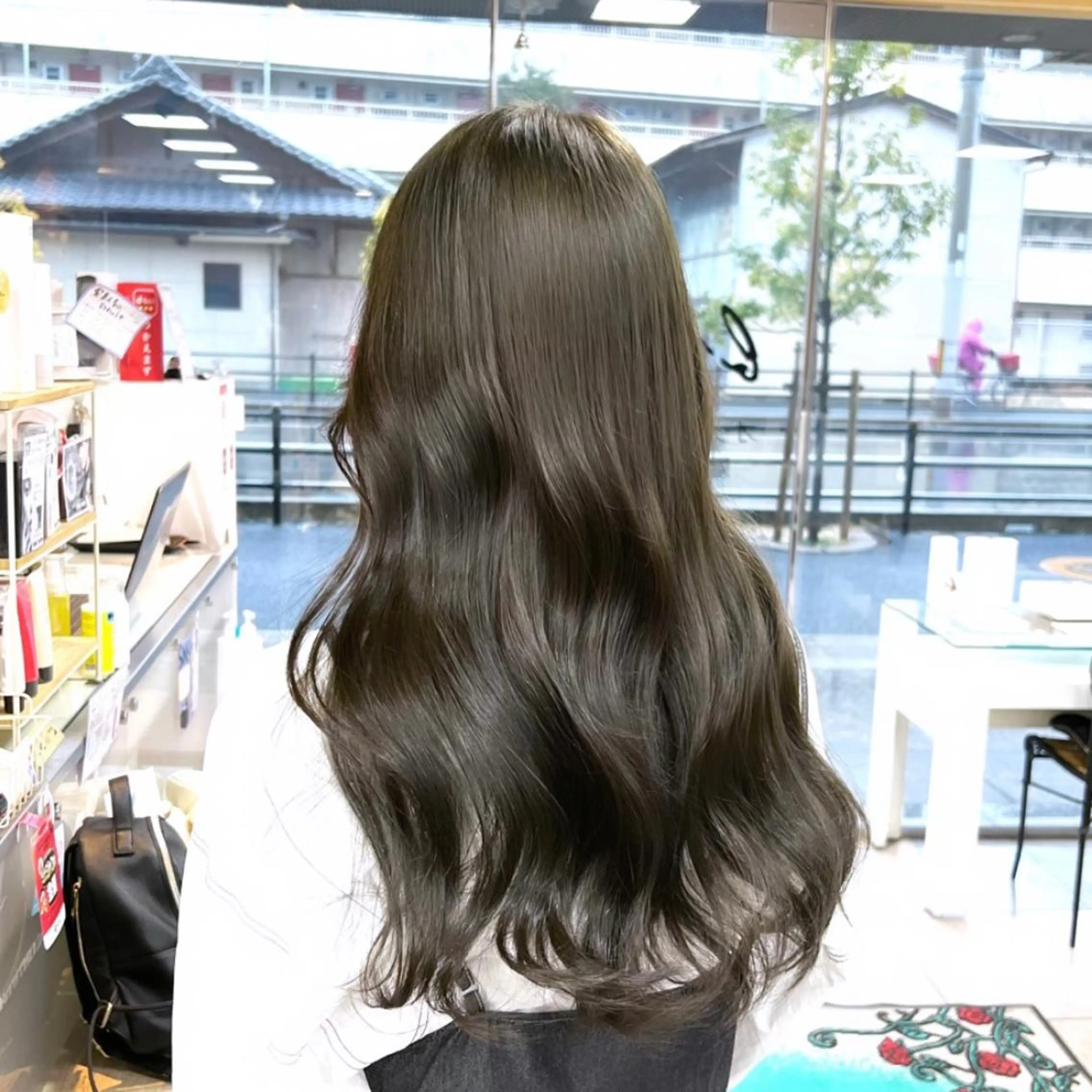 ロング カラー レイヤーカット ／艶カラー/若林のヘアスタイル