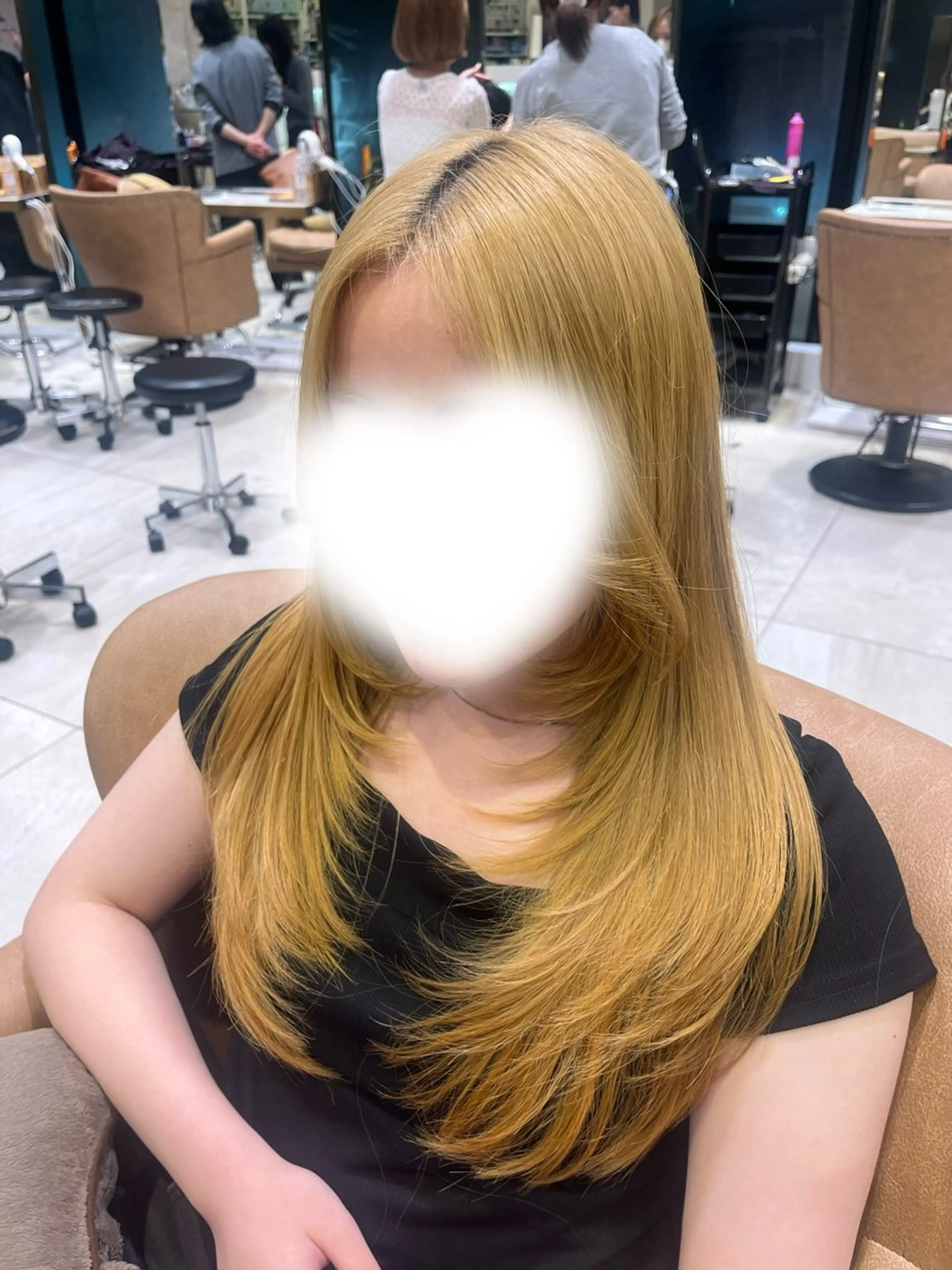 ロング ボブ／レイヤーモデル 募集中🫧ゆい🌼のヘアスタイル