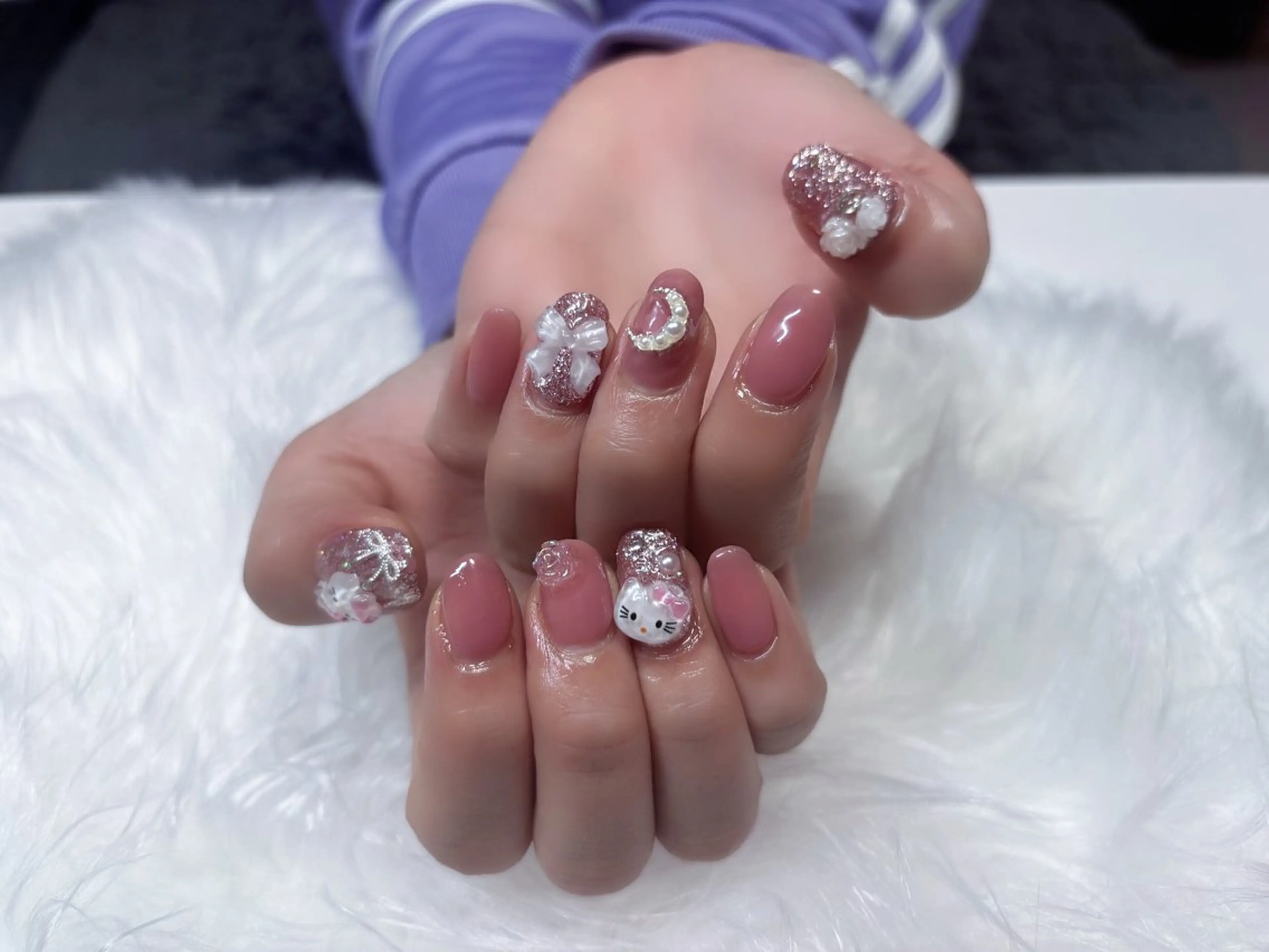 ネイル ハンドネイル フットネイル 番園 あかねのネイルデザイン