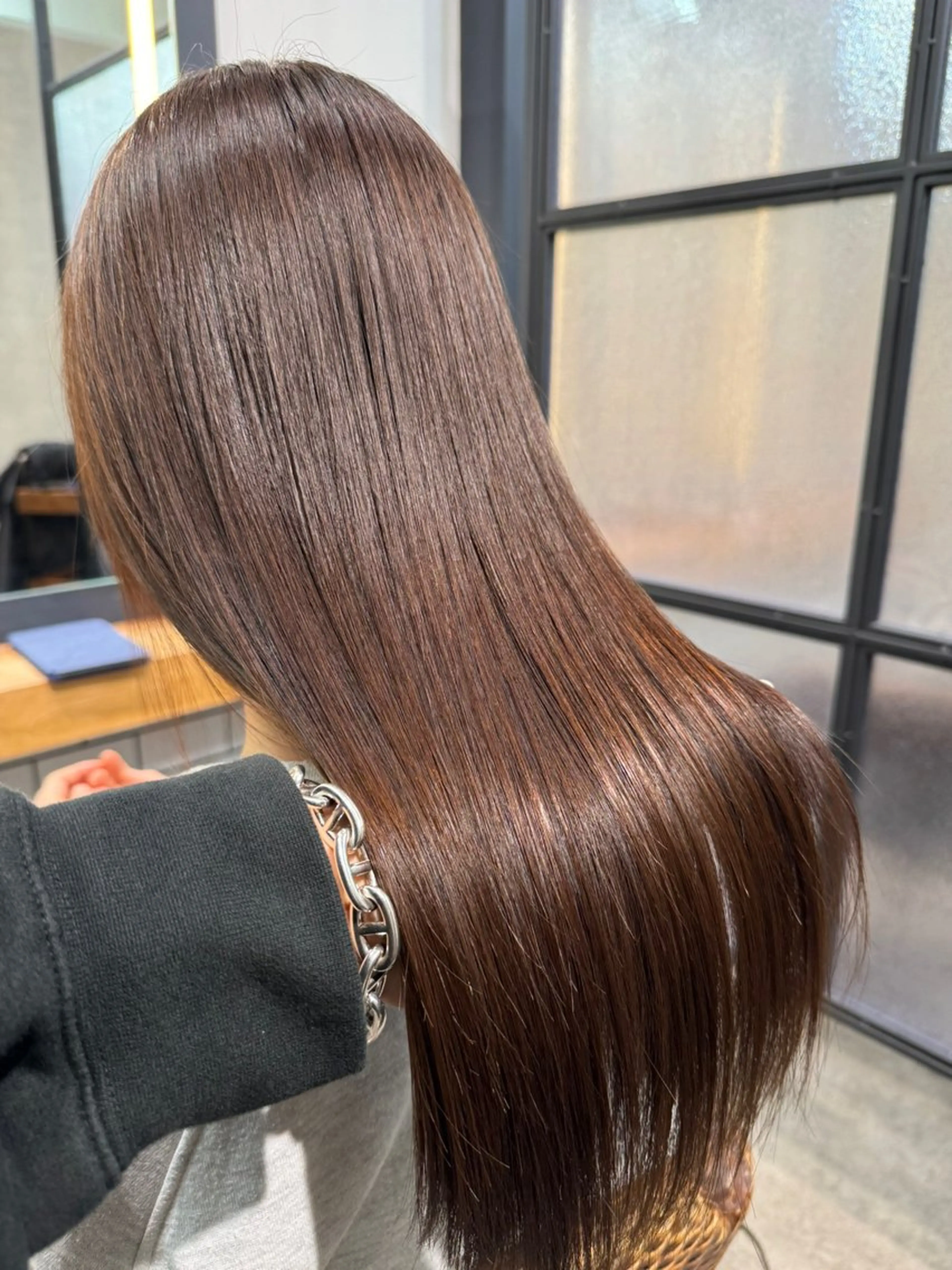 セミロング カラー カット トリートメント ［パサつき改善］＊ 髪質改善ケアサロン＊のヘアスタイル