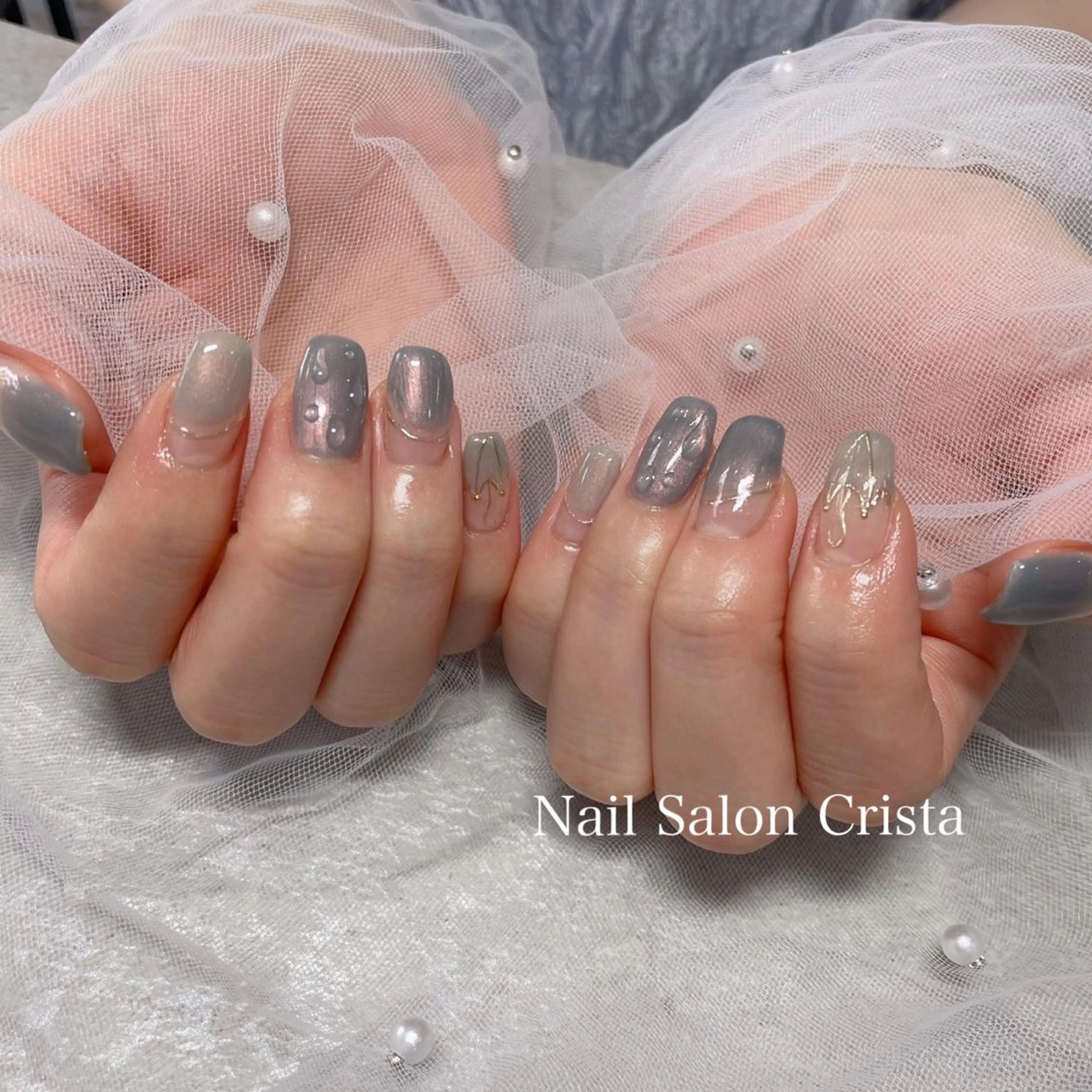 ネイル ジェルネイル パラジェル ハンドネイル CRISTA所属・CRISTA MOMOのネイルデザイン